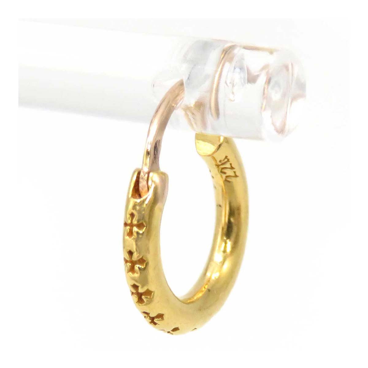 Chrome Hearts Chrome Hearts Tiny TFL Hoop Earring | Grailed
