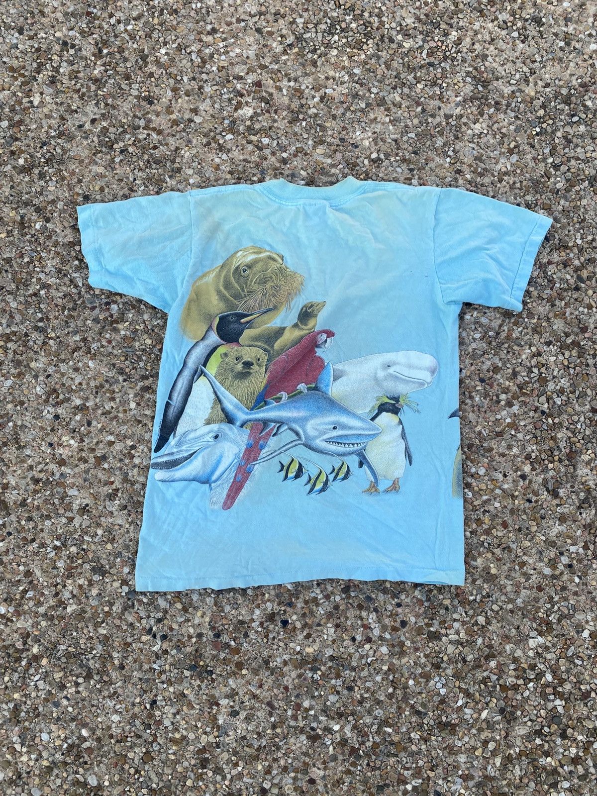 Other Sea World Tee Single Stitch XL Oversized Shirt Animal Print Size US M / EU 48-50 / 2 - 2 Thumbnail
