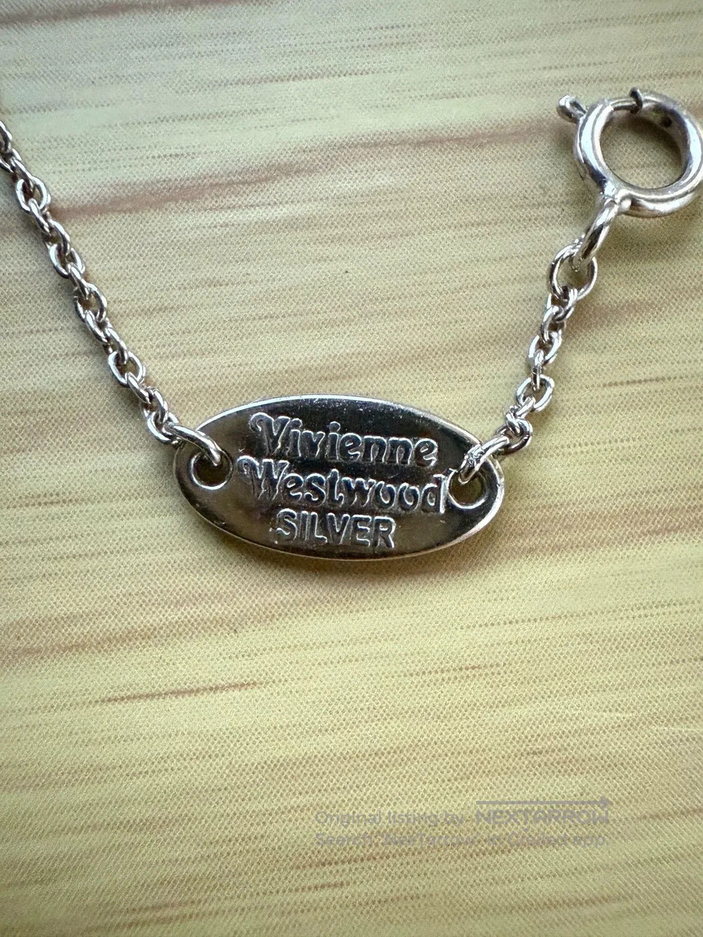 Tiffany & Co. pink mermaid tear 925 silver necklace. Size ONE SIZE - 3 Thumbnail