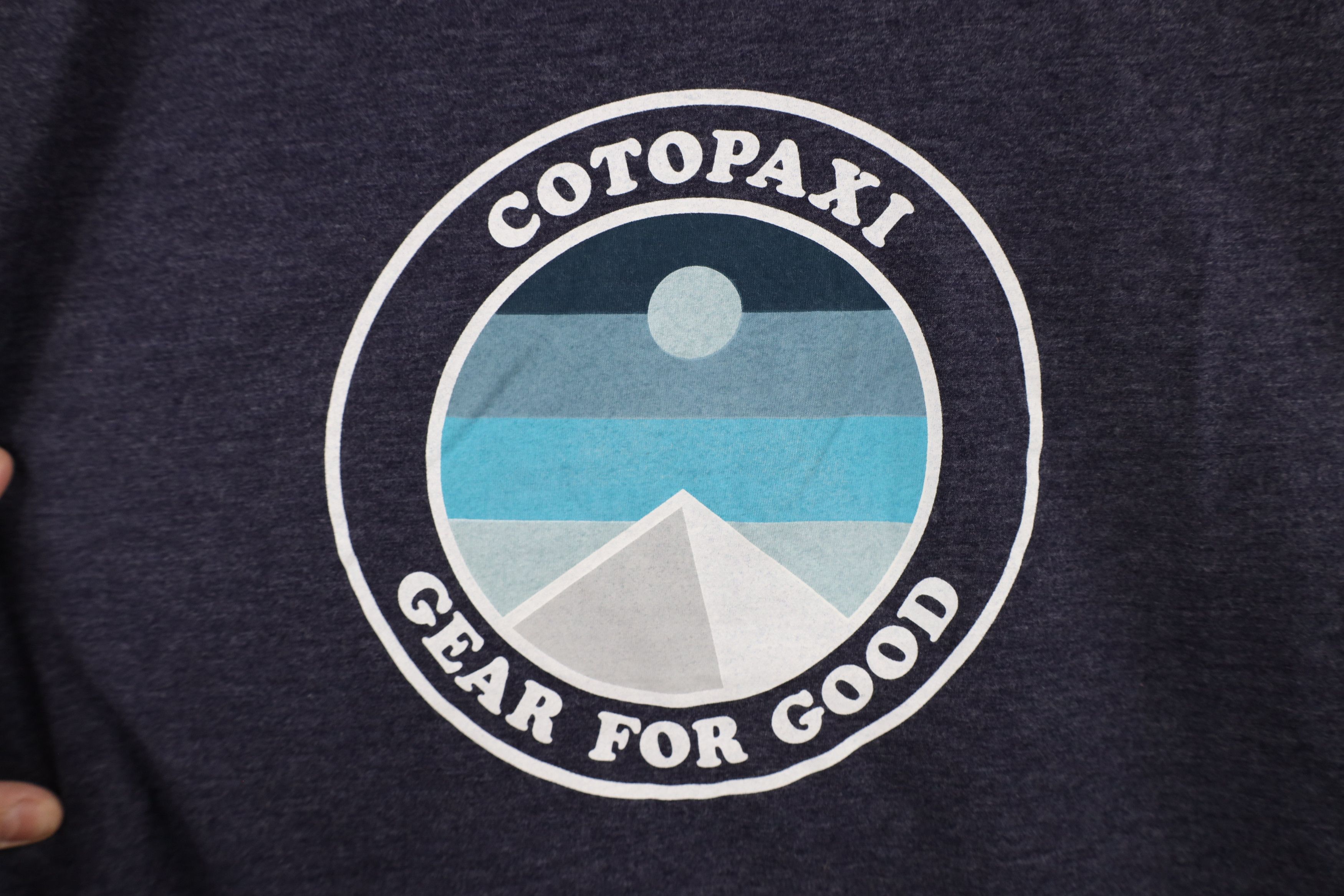 Vintage New Cotopaxi Cotton Spell Out Mountains Sunny Side T-Shirt Size US L / EU 52-54 / 3 - 7 Thumbnail