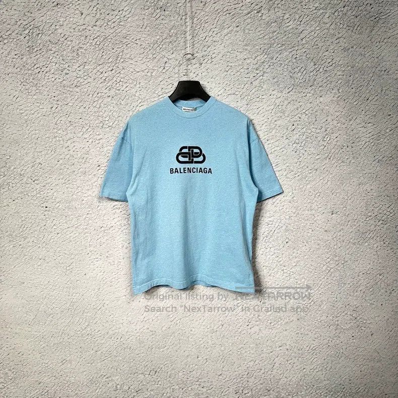 Balenciaga Balenciaga Haze blue print lock short sleeve Size US XS / EU 42 / 0 - 1 Thumbnail