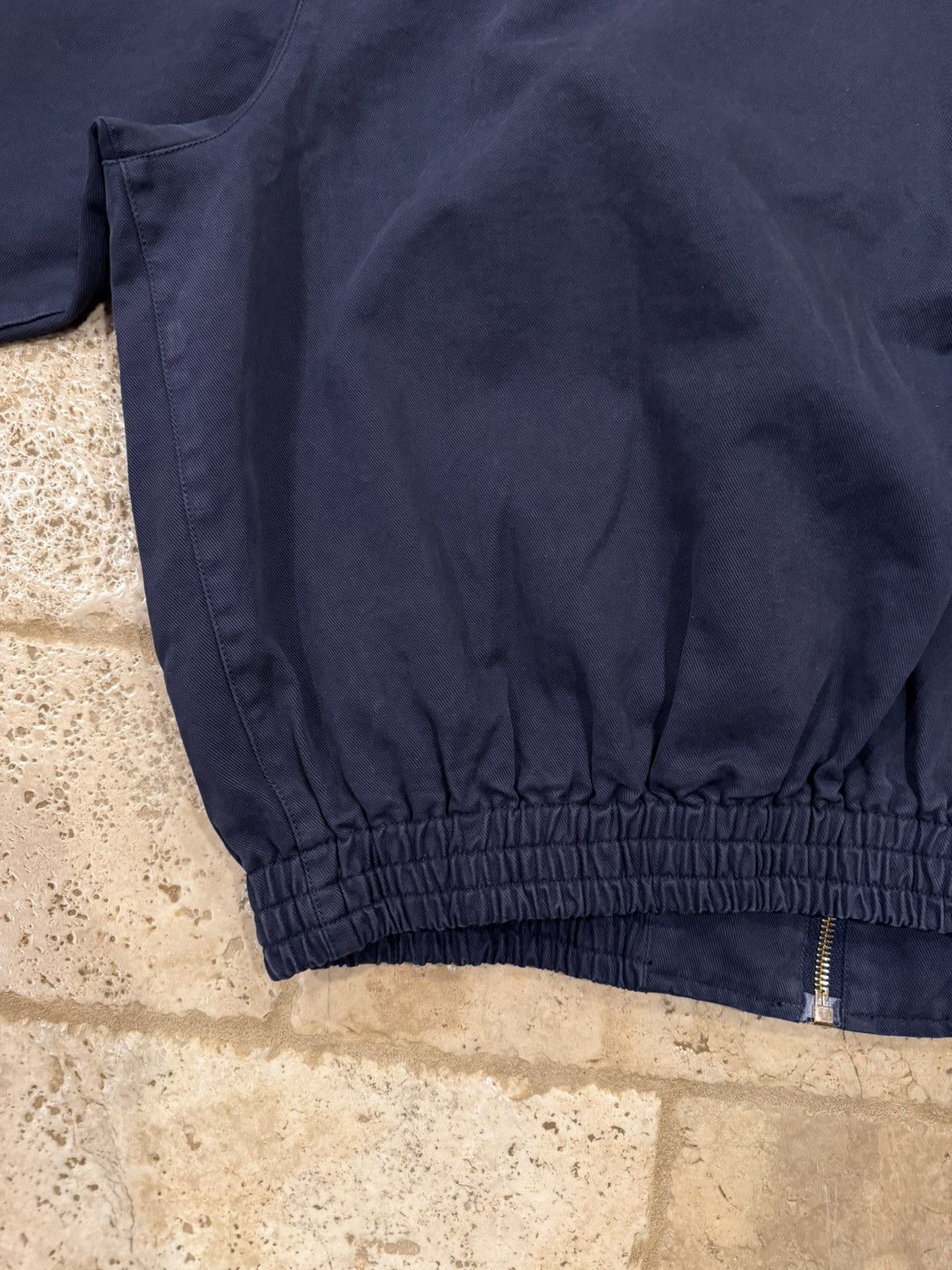 Miu Miu Miu Miu Garment Dyed Navy Workers Bomber Jacket Size US XL / EU 56 / 4 - 16 Thumbnail