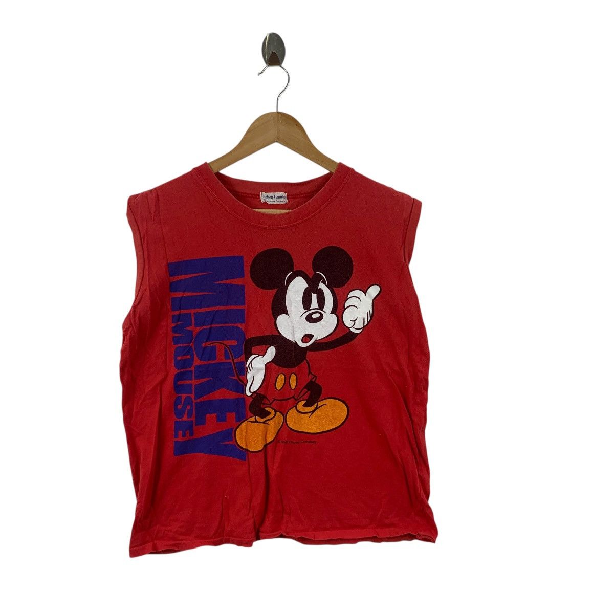 Mickey Mouse Vintage 80’ MICKEY MOUSE DISNEY Resort Disneyland Tank Top Size M / US 6-8 / IT 42-44 - 4 Thumbnail