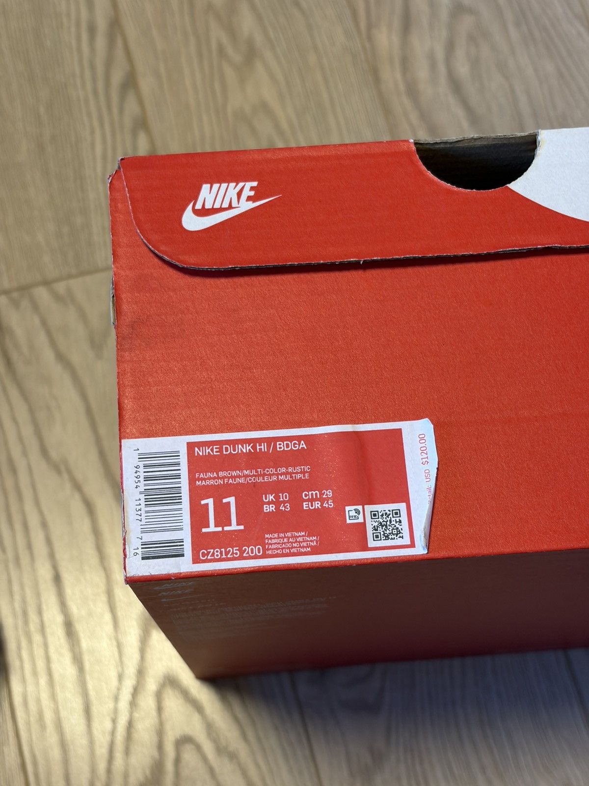 Bodega × Nike Nike Dunk High x Bodega Legend - Fauna Brown 11 / 45 Size US 11 / EU 44 - 12 Thumbnail