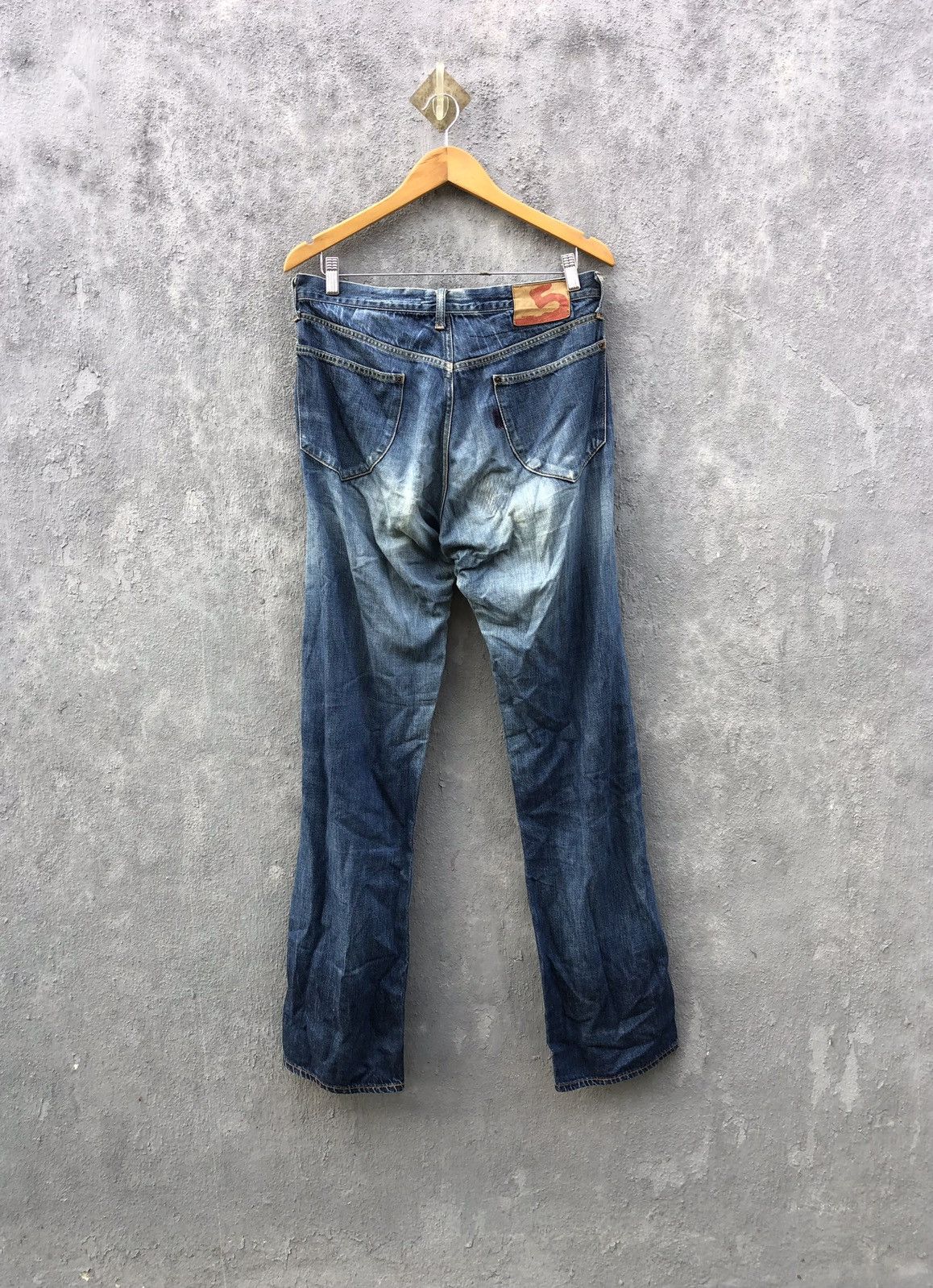 AG Adriano Goldschmied AG Adriano Goldschmied Washed Jeans Selvedge Size US 33 - 3 Thumbnail
