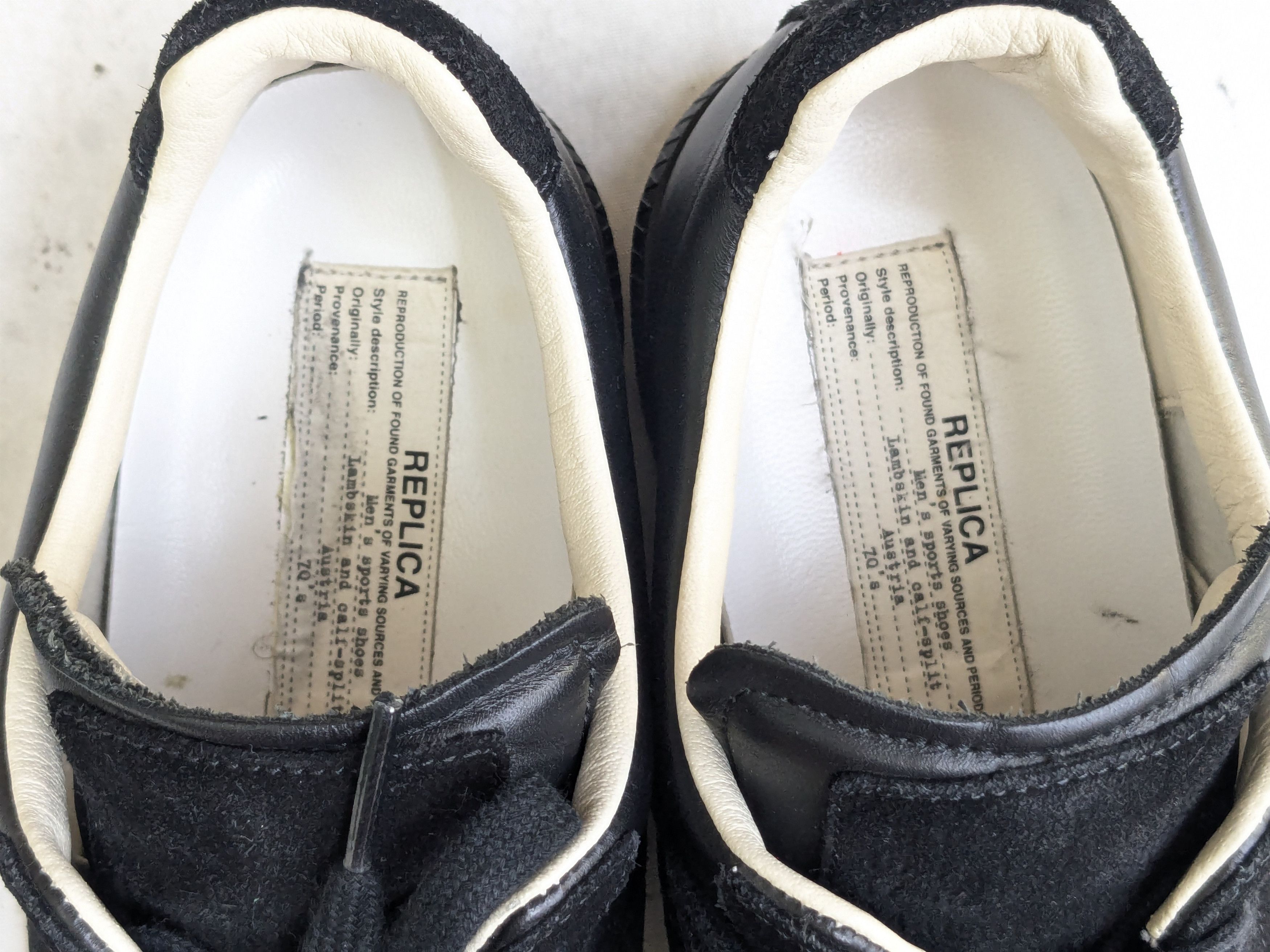 Maison Margiela Maison Margiela Replica Low GAT Black 8.5 41.5 Size US 8.5 / EU 41-42 - 6 Thumbnail