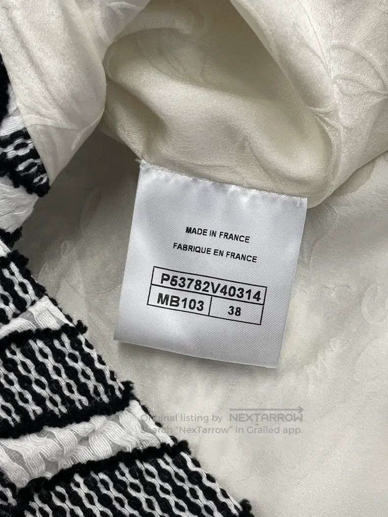 Chanel Chanel Black and white geometric printed jacket Size XS / US 0-2 / IT 36-38 - 6 Thumbnail