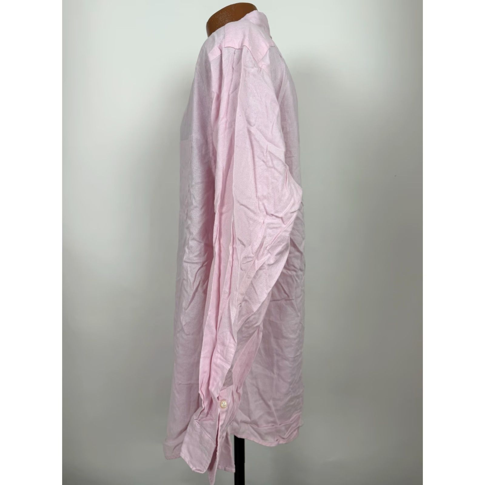 Ralph Lauren VINTAGE Ralph Lauren Dress Shirt Men XL Pink Cotton 90s Philip 17.5 34 35 Size 46R - 7 Thumbnail