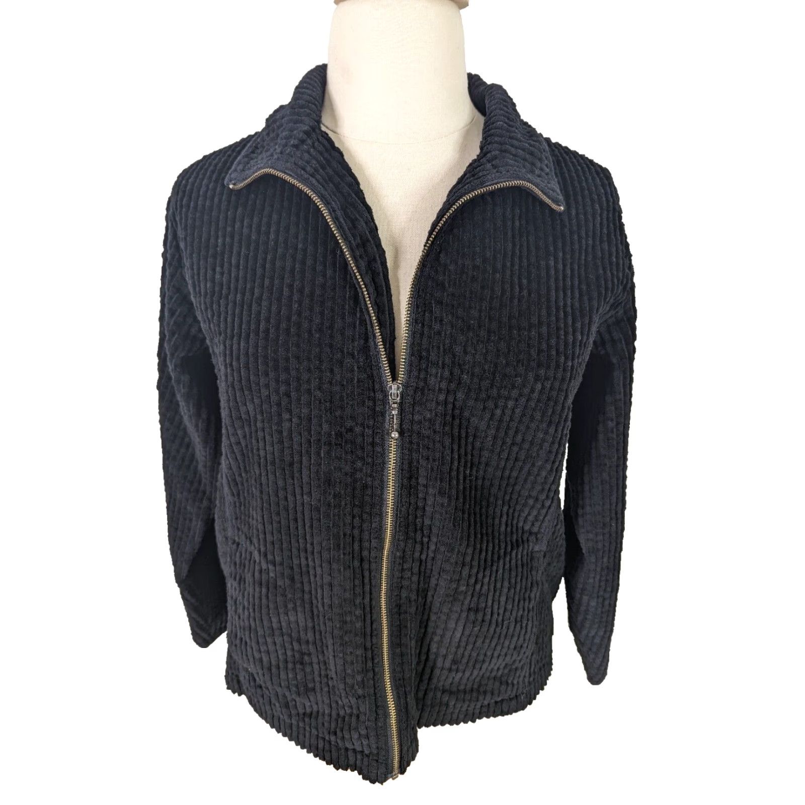 Vintage **VINTAGE WOOLRICH WOMEN’S BLACK XL COAT JACKET** User: Vintage Woolrich Women’s Black XL Coat Jacket Size XL / US 12-14 / IT 48-50 - 2 Thumbnail