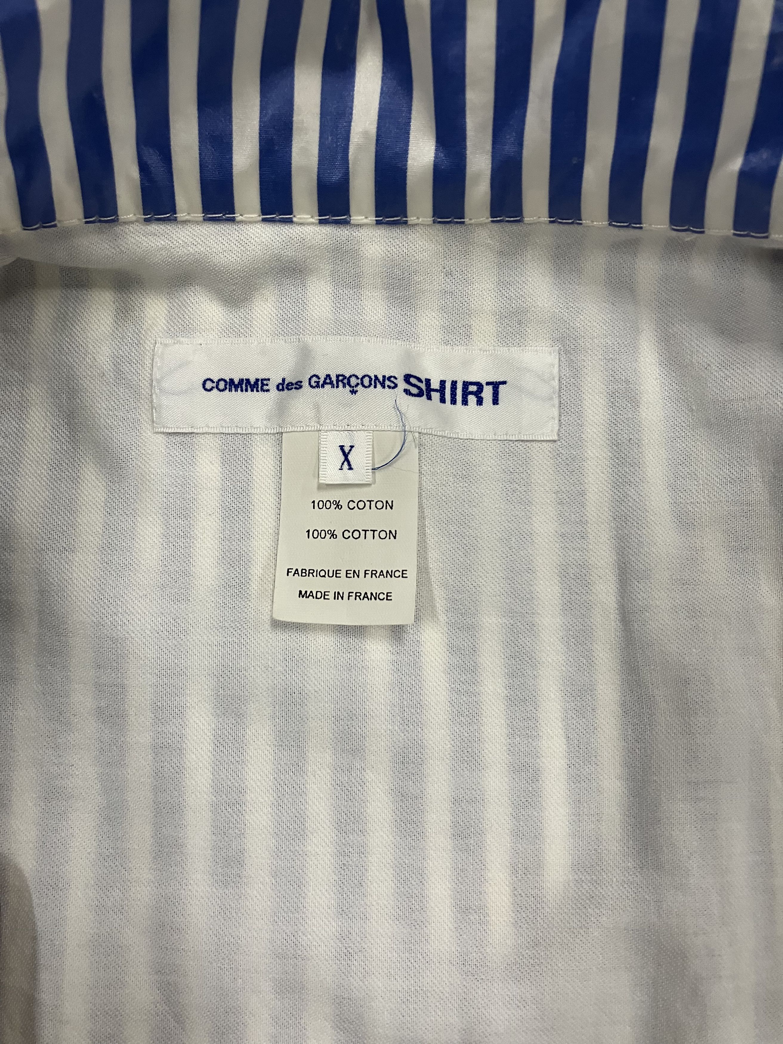 Comme des Garcons SHIRT Striped Jacket Size US XL / EU 56 / 4 - 3 Thumbnail