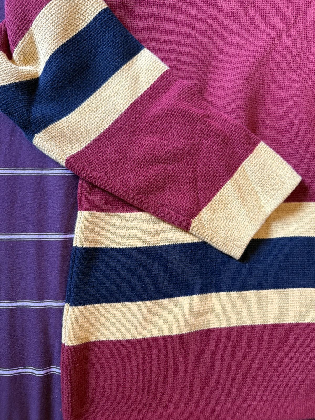 Aime Leon Dore Aimé Leon Dore FW22 Knit Hockey Jersey Merlot Red Small Size US S / EU 44-46 / 1 - 5 Thumbnail