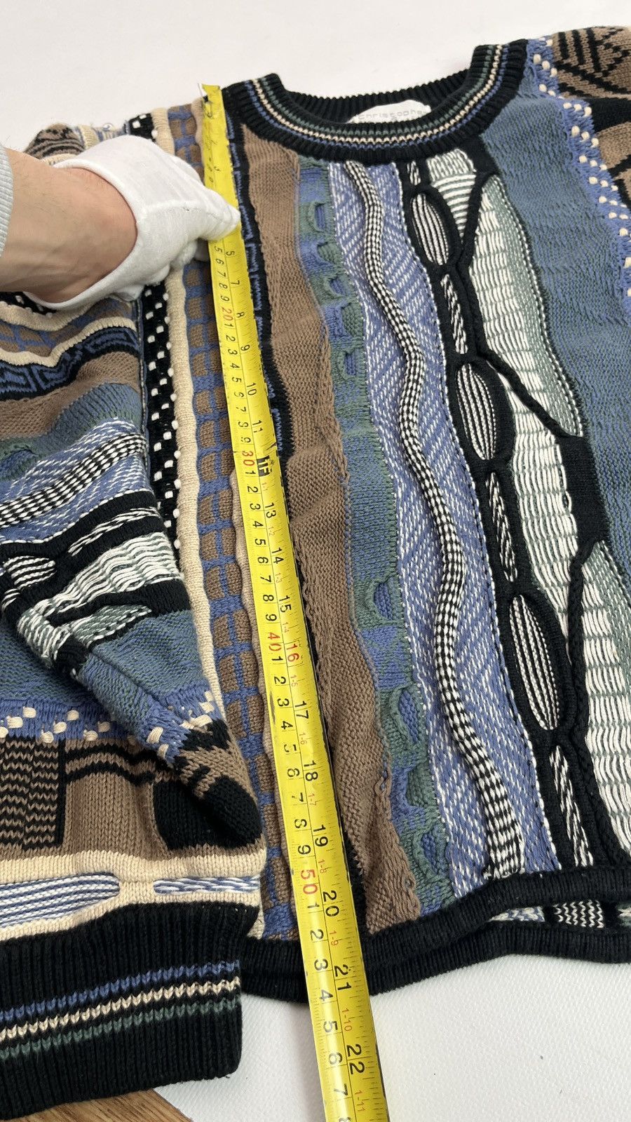 Vintage Vintage Christopher Banks Coogi Style Sweater Size M / US 6-8 / IT 42-44 - 6 Thumbnail