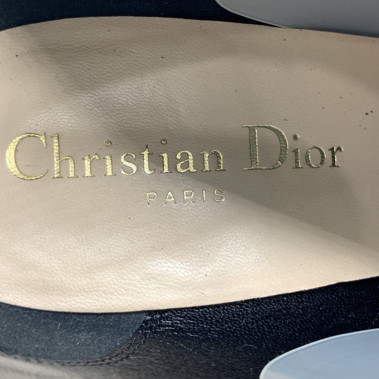 Dior Dior Heart Detail Black Suede Pointed-Toe Stiletto Heels Size US 7 / IT 37 - 8 Thumbnail