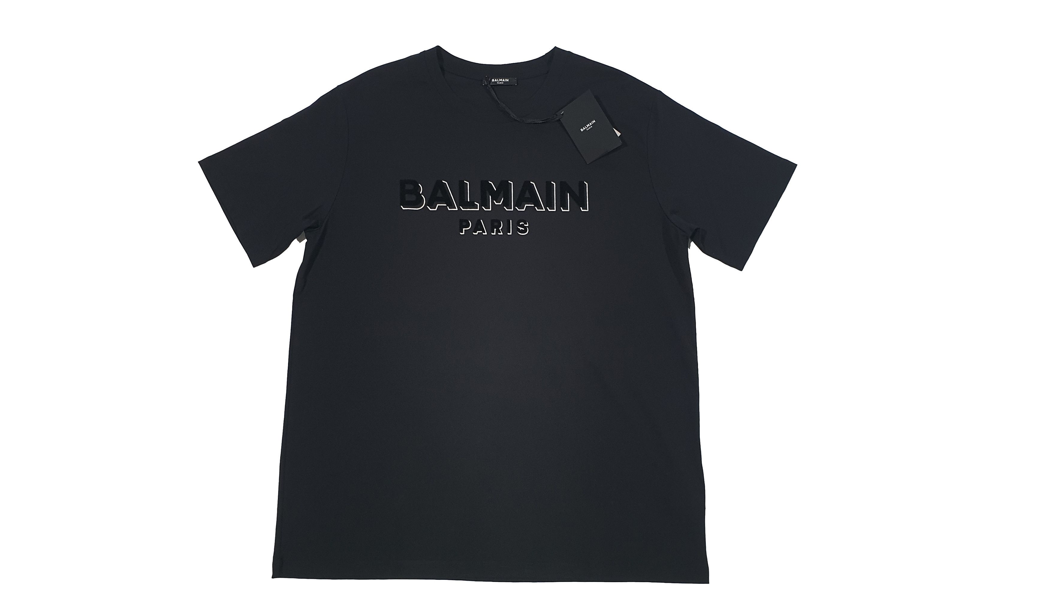 Balmain BALMAIN P. BLACK/SILVER T-SHIRT OVERSIZE CH1EG010 BB99 EJO Size US S / EU 44-46 / 1 - 1 Thumbnail