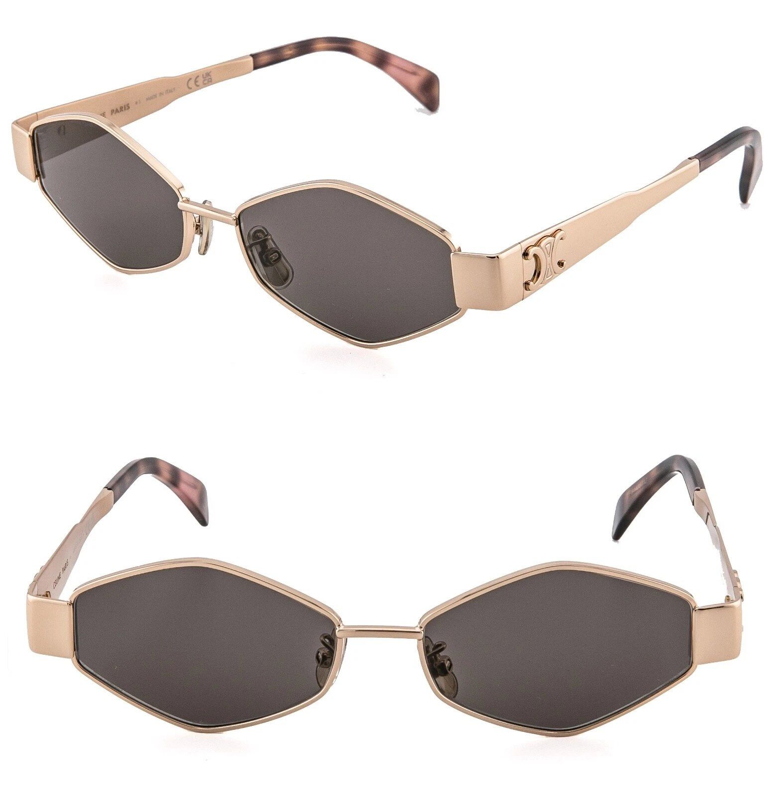 Celine CELINE CL40254U 40254 METAL TRIOMPHE Unisex Sunglasses 28A Size ONE SIZE - 1 Thumbnail