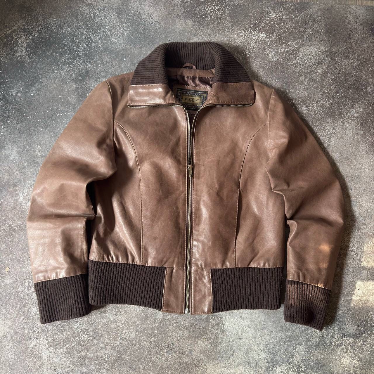 Japanese Brand Amazing Vintage Brown Leather Jacket Size M / US 6-8 / IT 42-44 - 1 Thumbnail