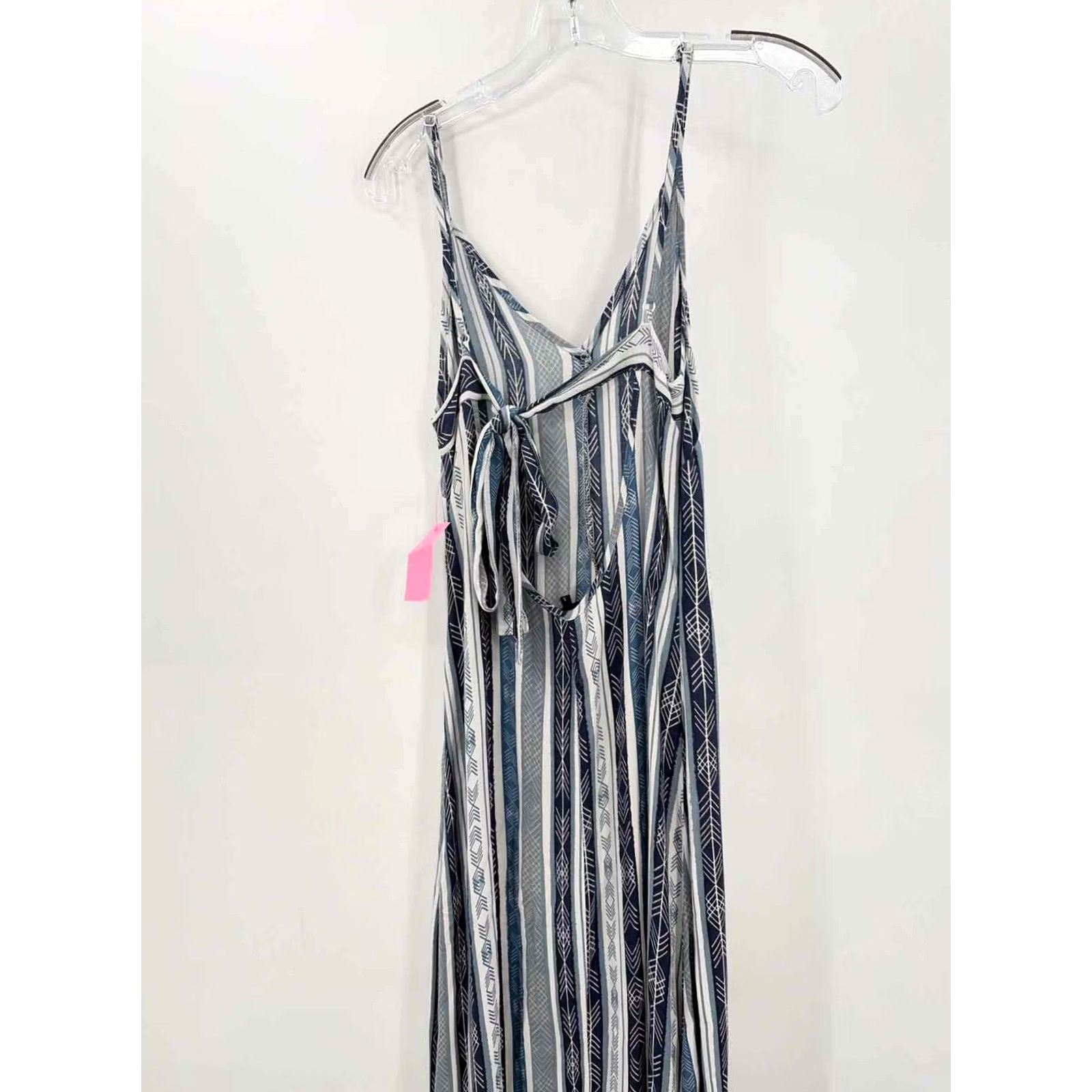 Vintage Olivaceaous Blue Maxi Sleeveless Dress Small Size S / US 4 / IT 40 - 3 Thumbnail