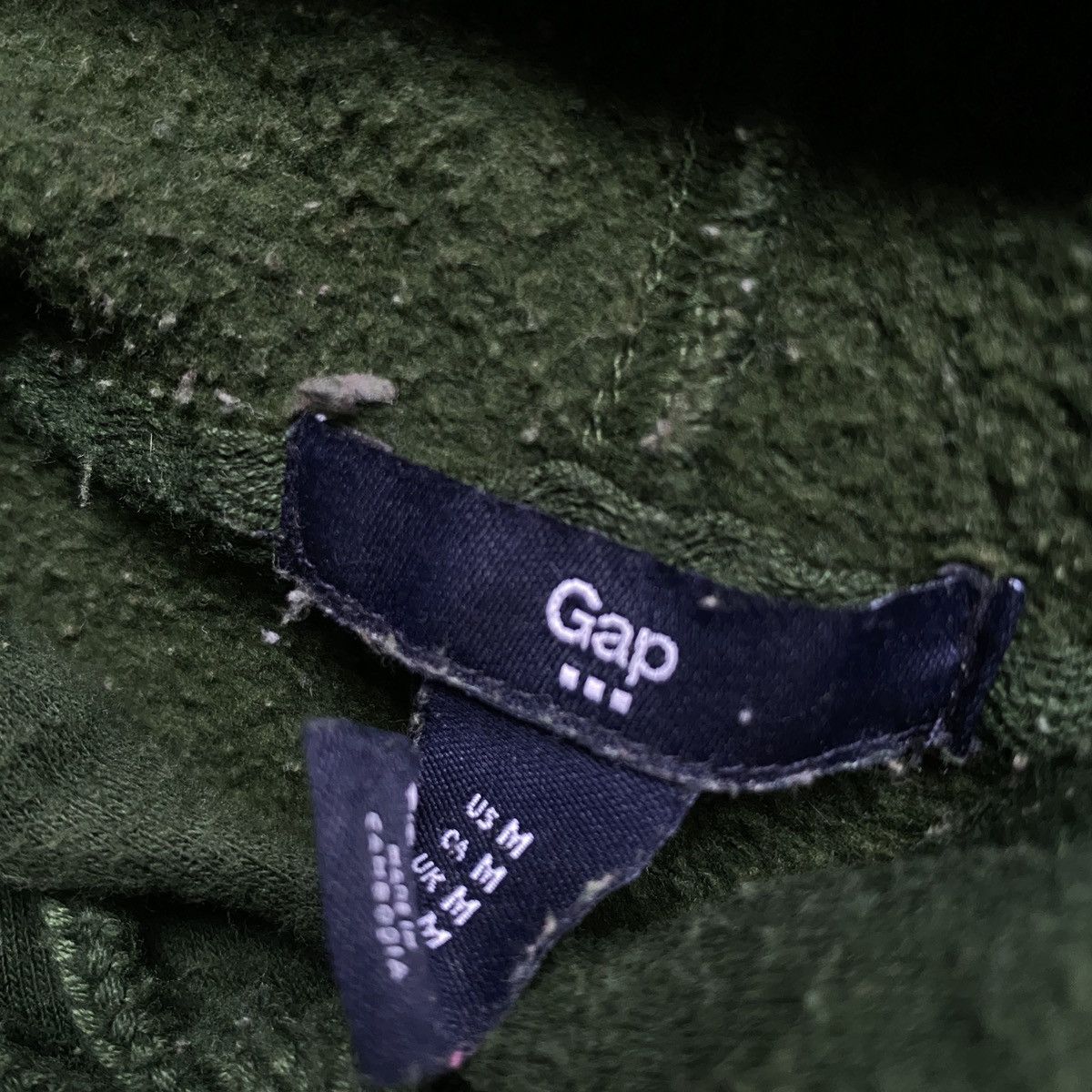 Gap × Vintage × Yeezy CRAZY Vintage Y2K baggy yeezy gap spellout zip up hoodie Size US M / EU 48-50 / 2 - 5 Thumbnail
