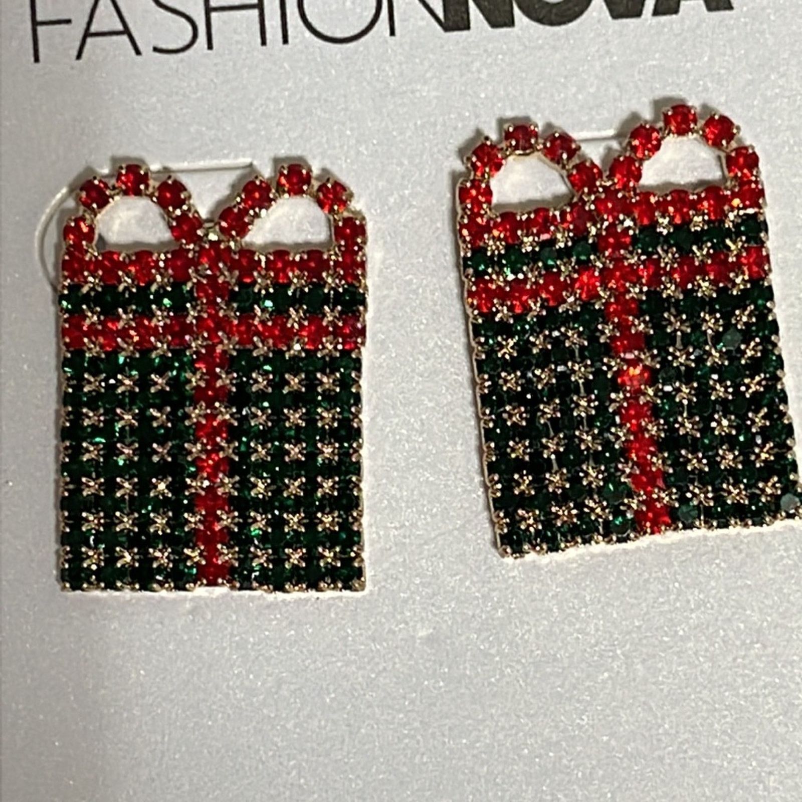 Other FASHION NOVA On The Nice List Stud Earrings NWT Size ONE SIZE - 2 Thumbnail
