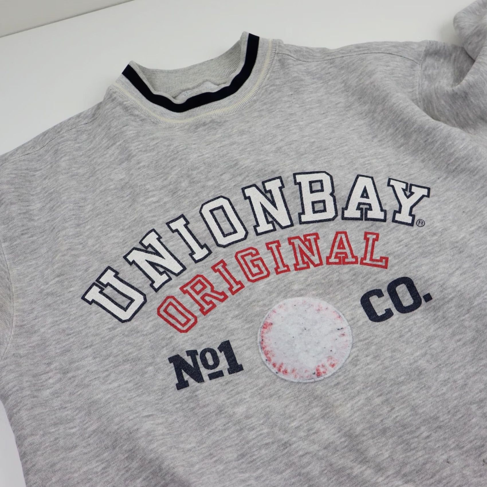 Vintage VINTAGE UNIONBAY Sweatshirt Mens M Crew Neck Baggy Oversized Skater Surfer 90s Grunge White Logo desenvolvido Size US M / EU 48-50 / 2 - 2 Thumbnail