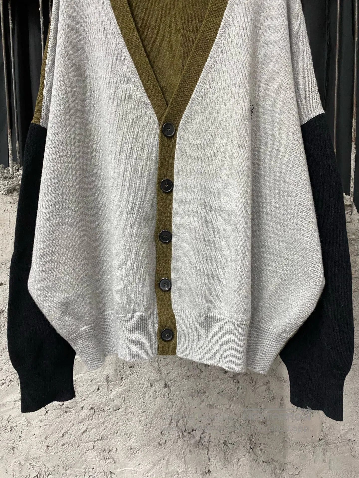 Loewe Loewe Spliced Wool Cardigan. Size XS / US 0-2 / IT 36-38 - 4 Thumbnail