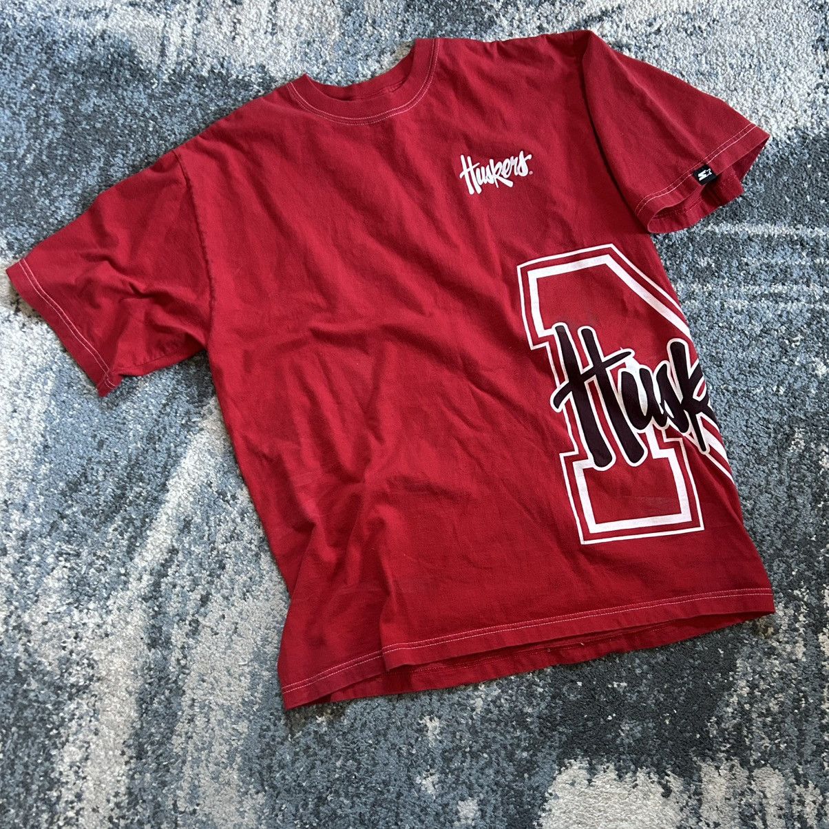 Starter 90s CONTRAST STiTCH NEBRASKA HUSKERS CURSiVE SCRiPT LOGO TOP Size US M / EU 48-50 / 2 - 14 Thumbnail