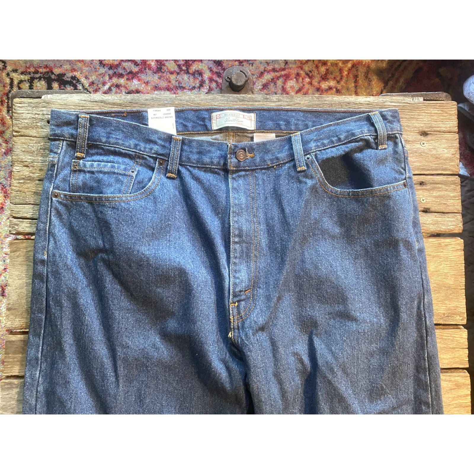 Levi's VINTAGE Levi's Jeans Signature Relaxed 34W x 32L Blue 100% Cotton Mens NWT NOS Size US 40 / EU 56 - 3 Thumbnail