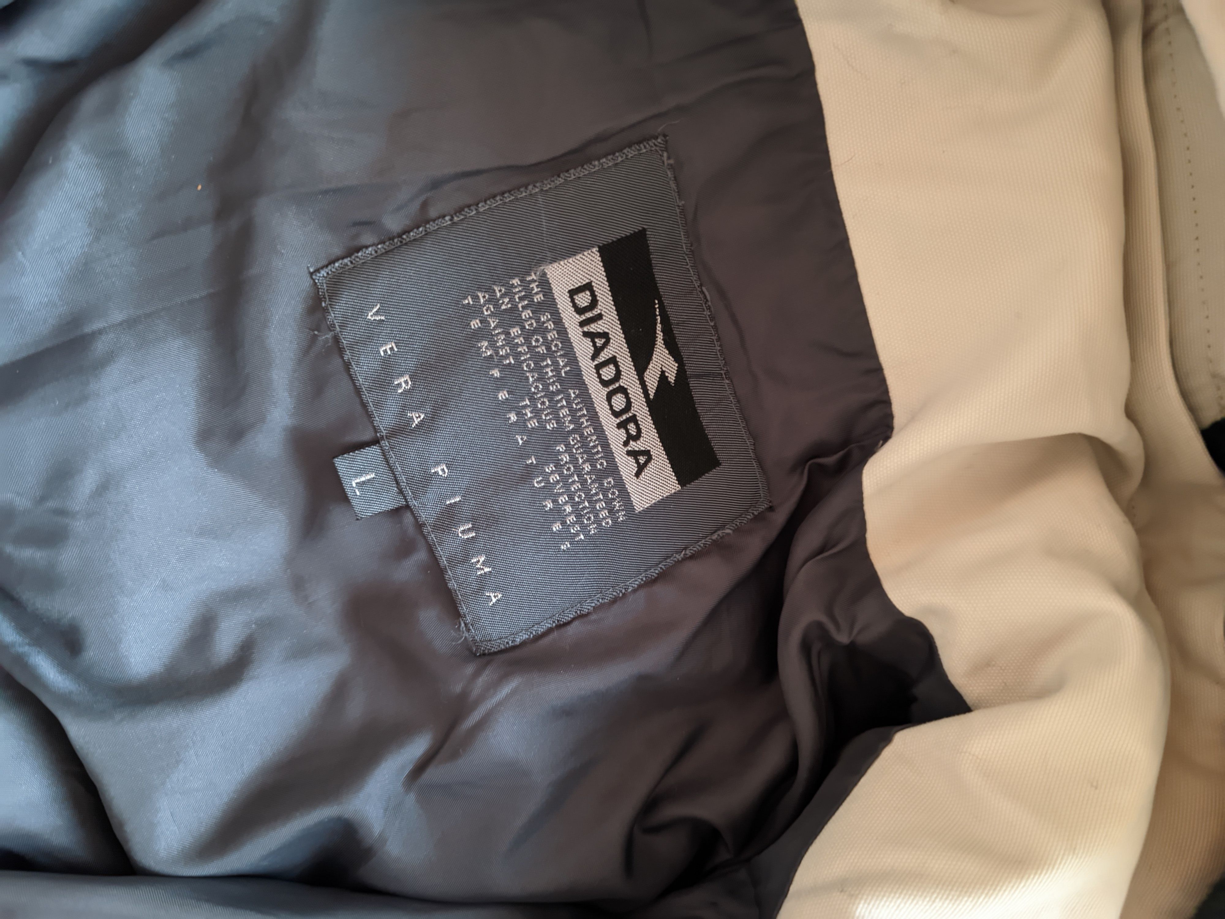 Diadora Diadora Vintage Down Parka Jacket nike umbro adidas puma Size US L / EU 52-54 / 3 - 6 Thumbnail