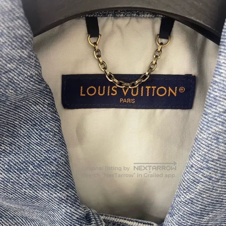 Louis Vuitton Louis Vuitton Blue logging denim short sleeve shirt Size US M / EU 48-50 / 2 - 3 Thumbnail