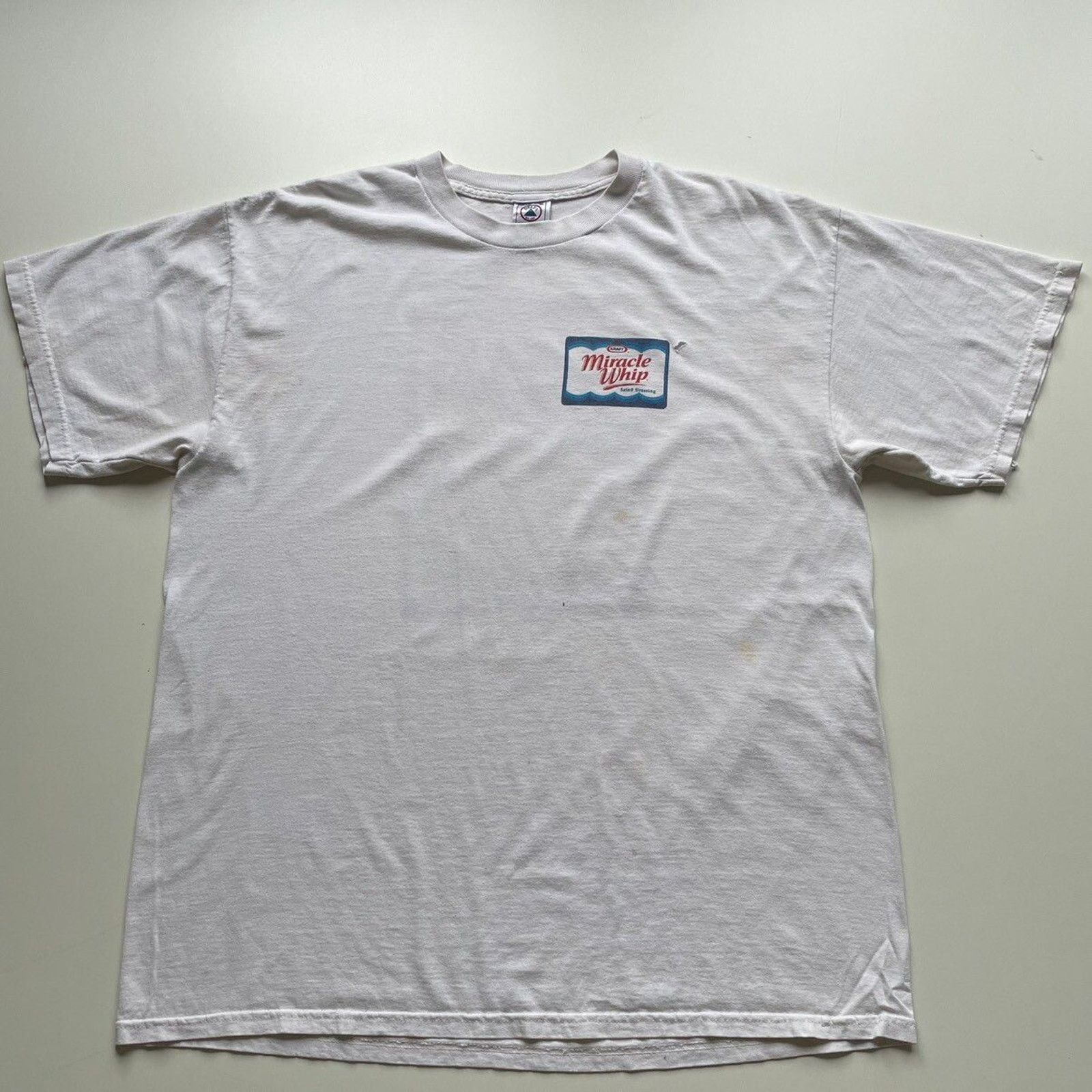 Delta Vintage 90s Miracle Whip Mayonnaise Promo Graphic T Shirt XL Size US XL / EU 56 / 4 - 3 Thumbnail