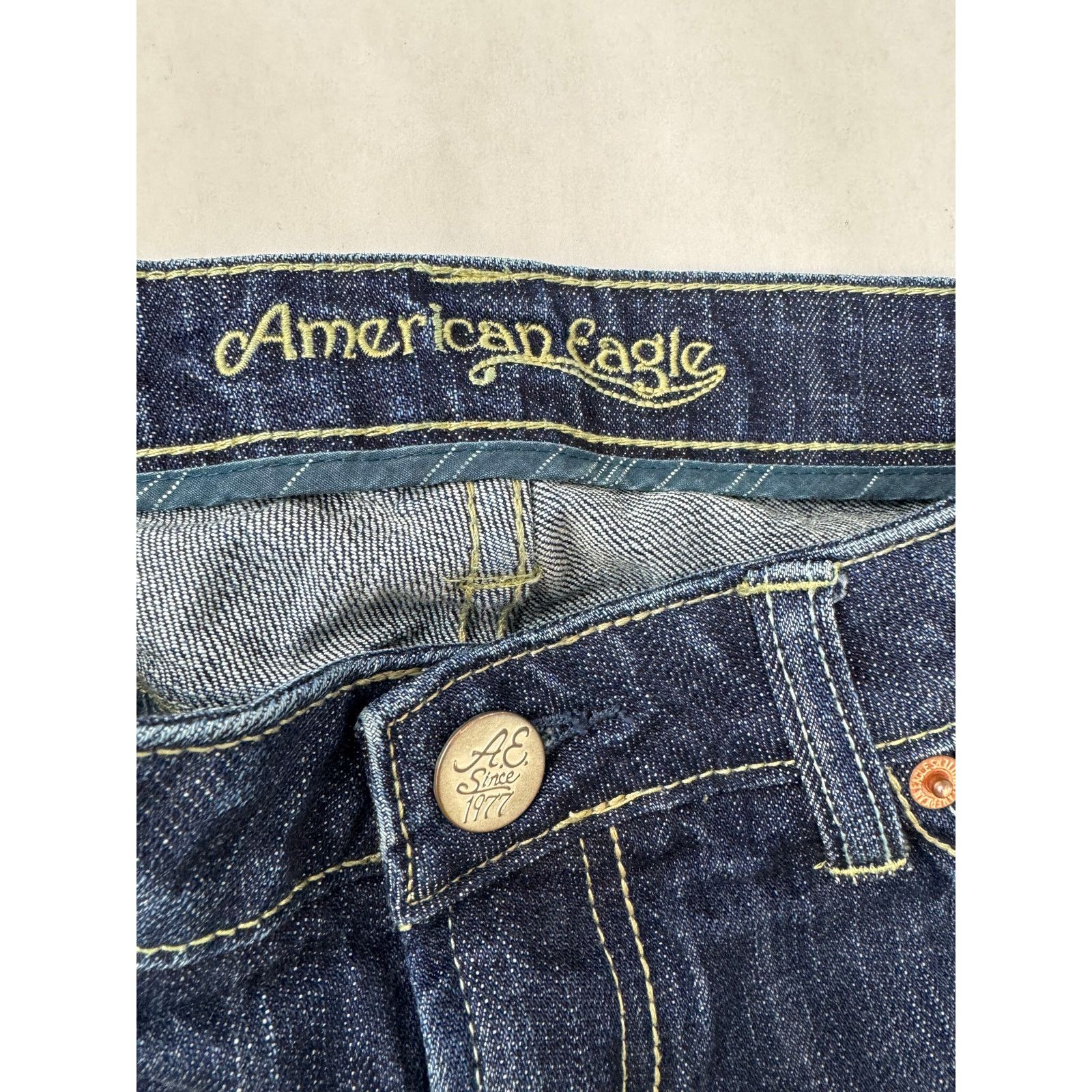 American Eagle Outfitters Vintage 90s Y2K low-rise American Eagle Jeans Straight 2 Size 26" / US 2 / IT 38 - 11 Thumbnail