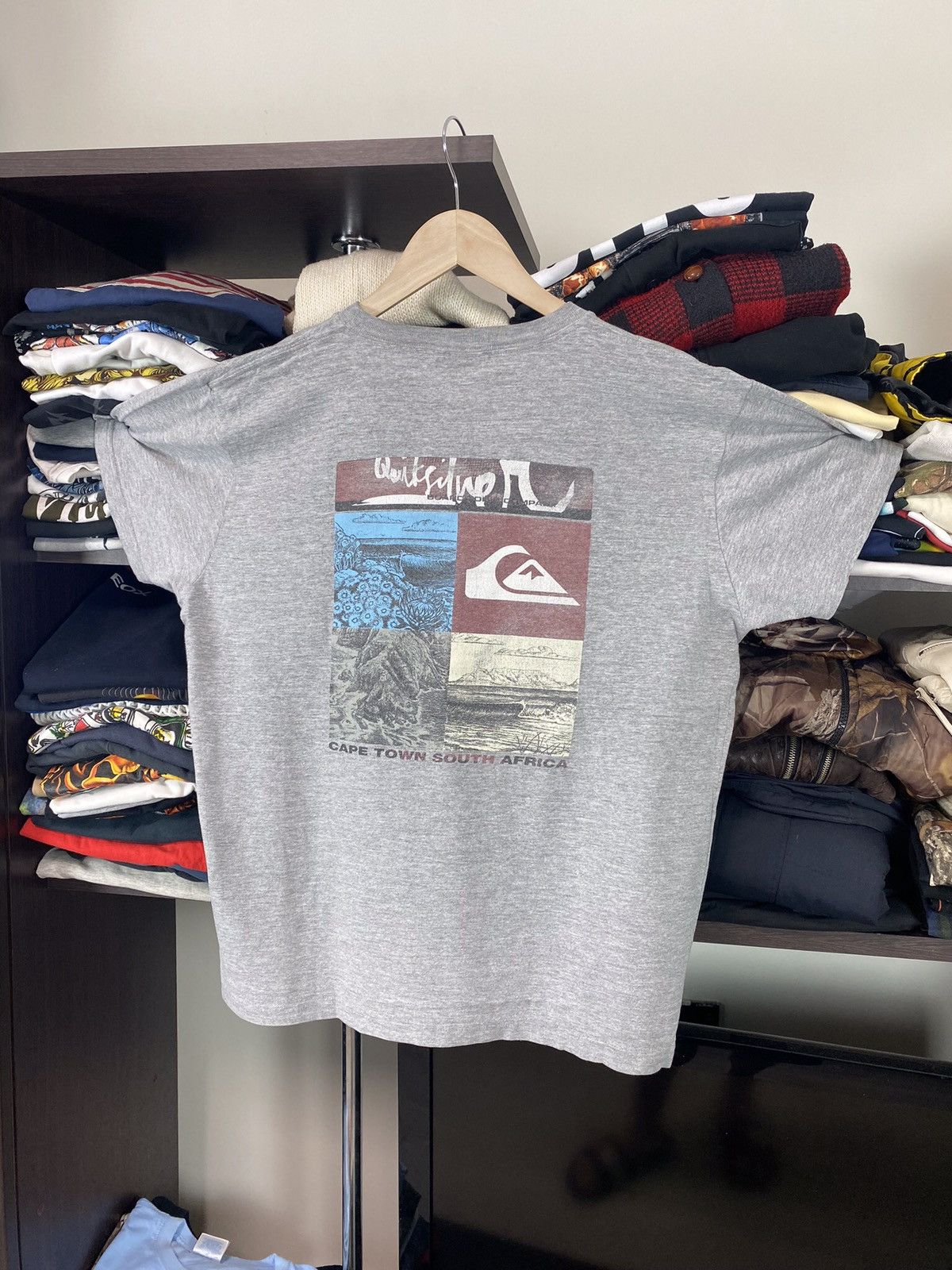 Quiksilver Vintage Quiksilver Big Logo TEE Size US L / EU 52-54 / 3 - 2 Thumbnail