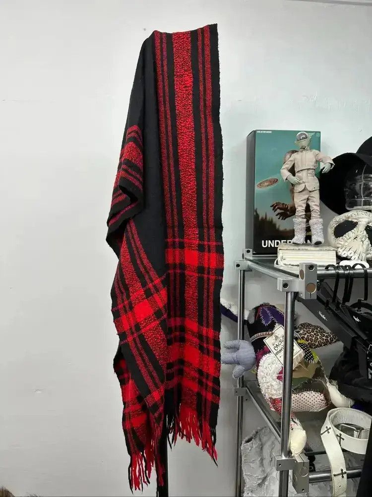Yohji Yamamoto Yohji Yamamoto Y's Plaid Scarf-2505 Size ONE SIZE - 2 Thumbnail