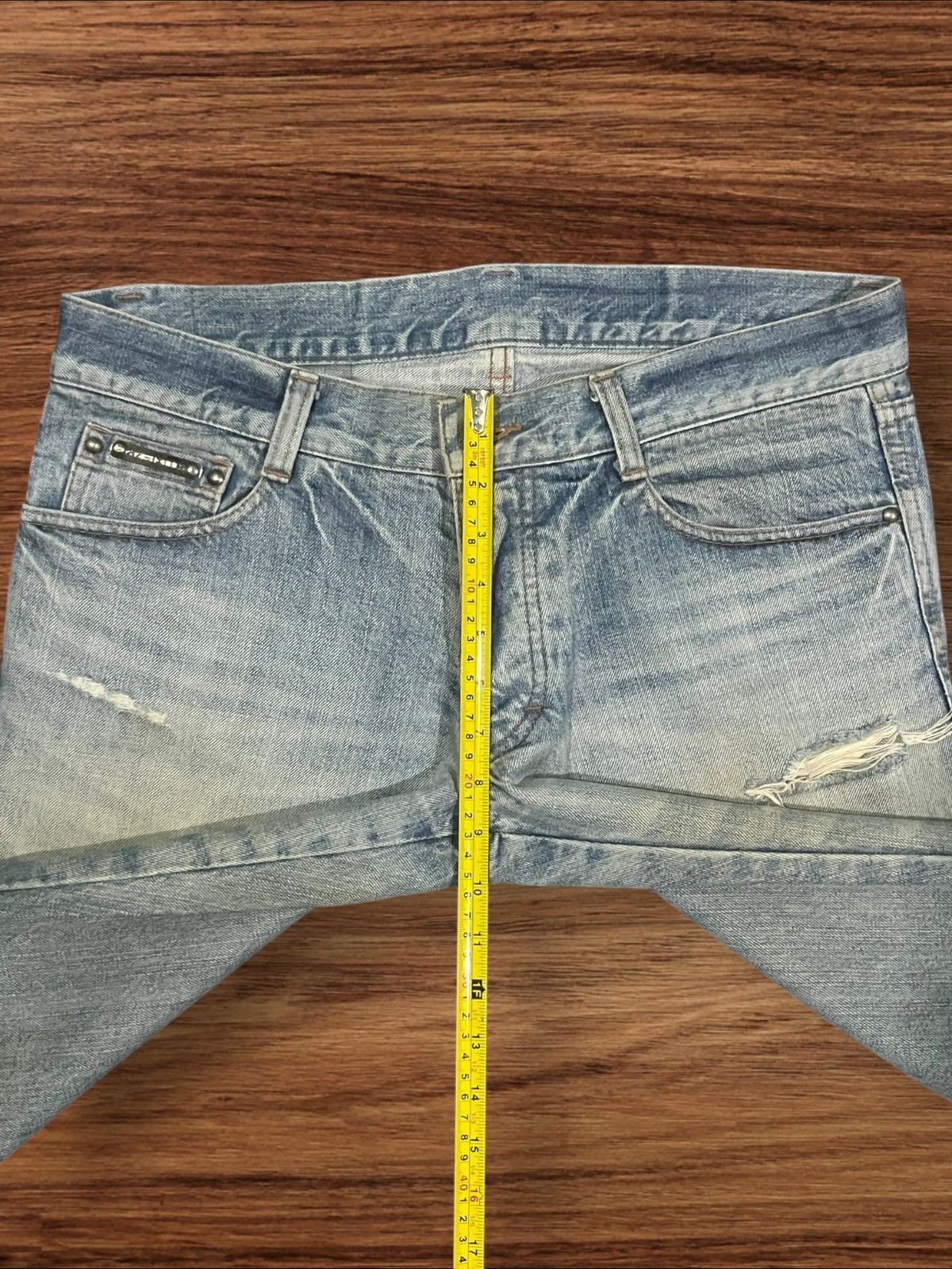5351 POUR LES HOMMES ⚡️Flare⚡️5351 Pour Les Hommes Distressed Clawmark Flare Jeans Size US 34 / EU 50 - 22 Thumbnail