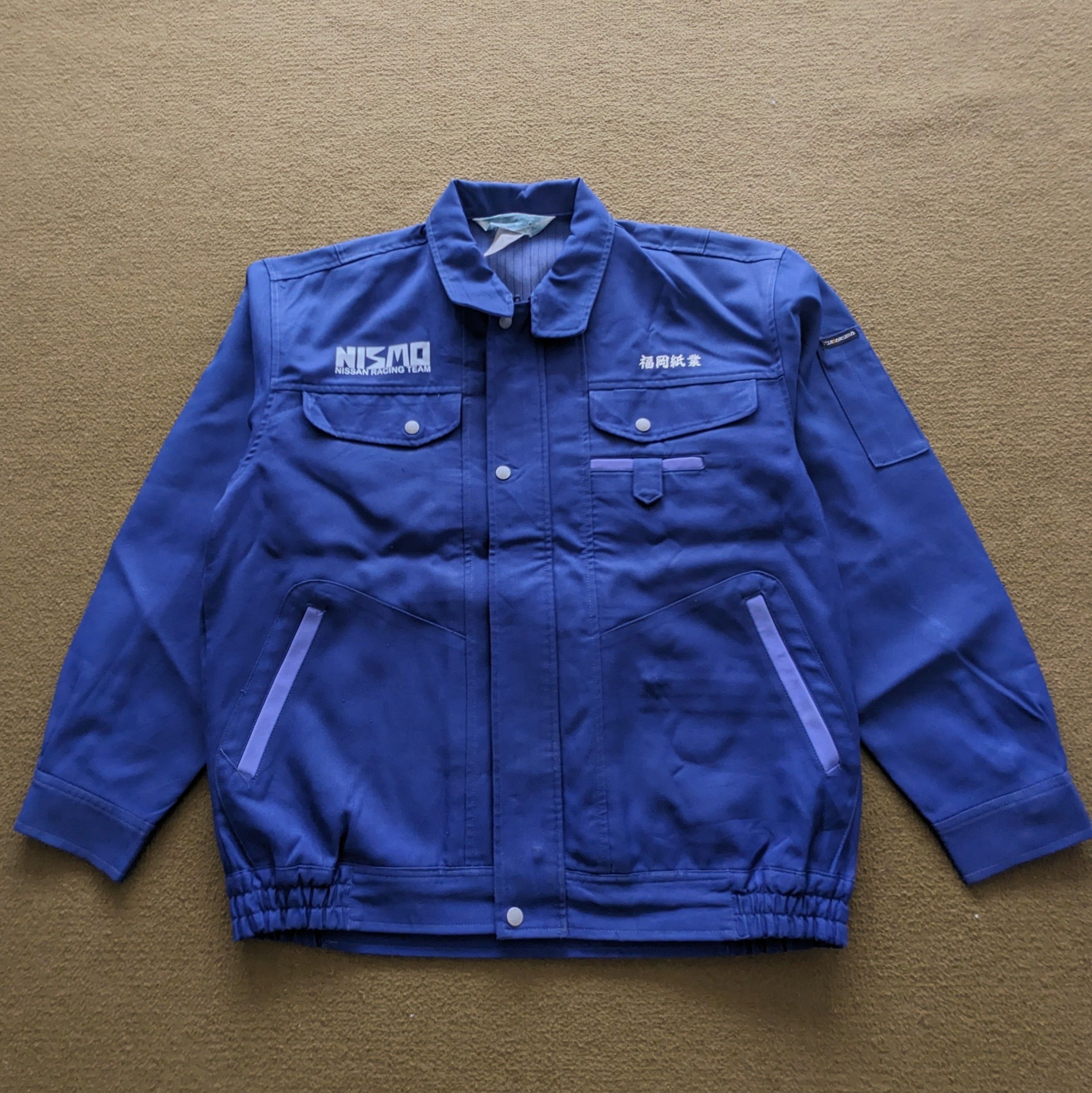 Vintage Vintage NISMO NISSAN RACING Uniform Workers Custom Jacket Size US L / EU 52-54 / 3 - 1 Thumbnail