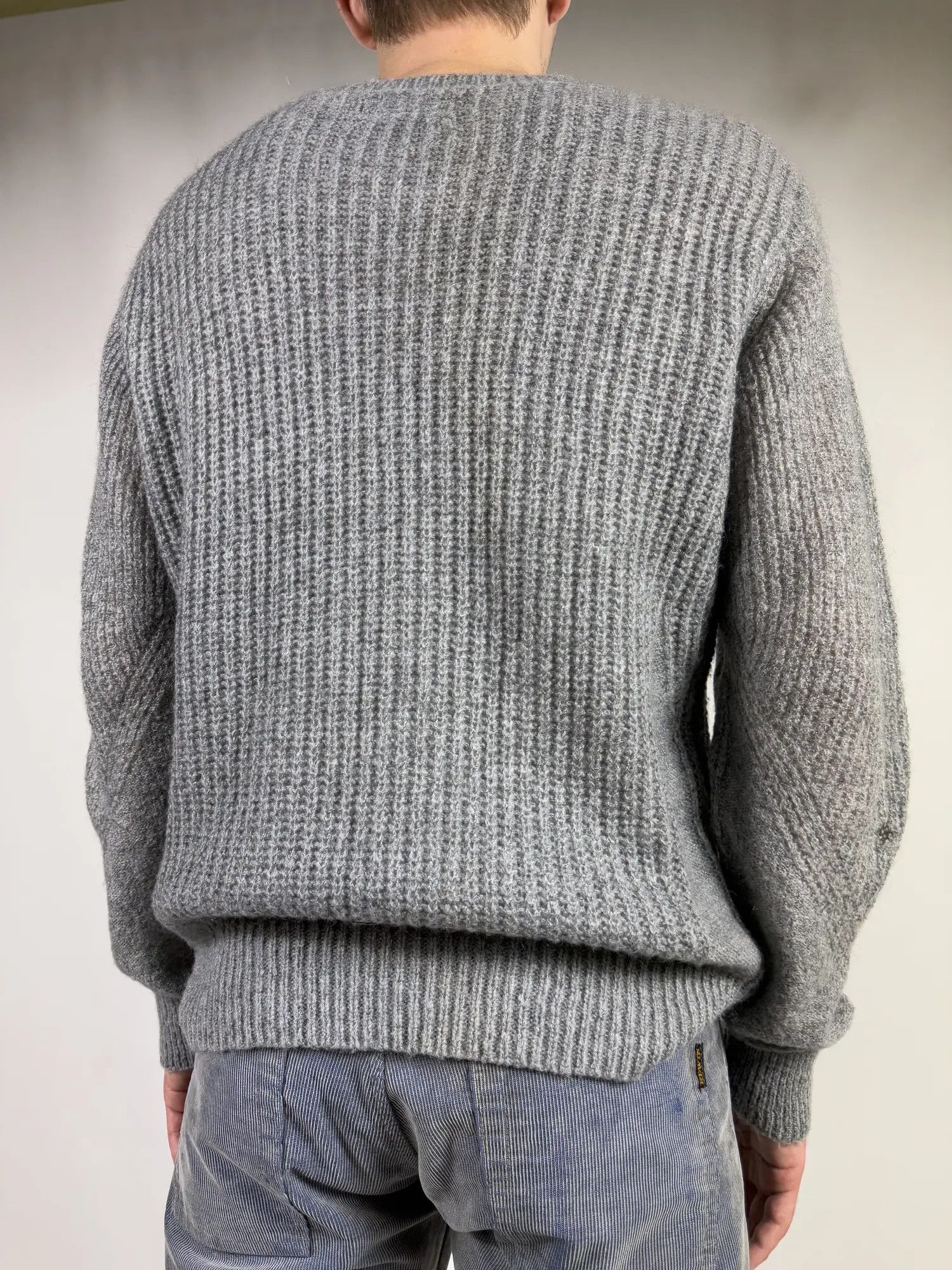 Allsaints Allsaints Montall Crew Mesh Mohair Sweater Size US L / EU 52-54 / 3 - 10 Thumbnail