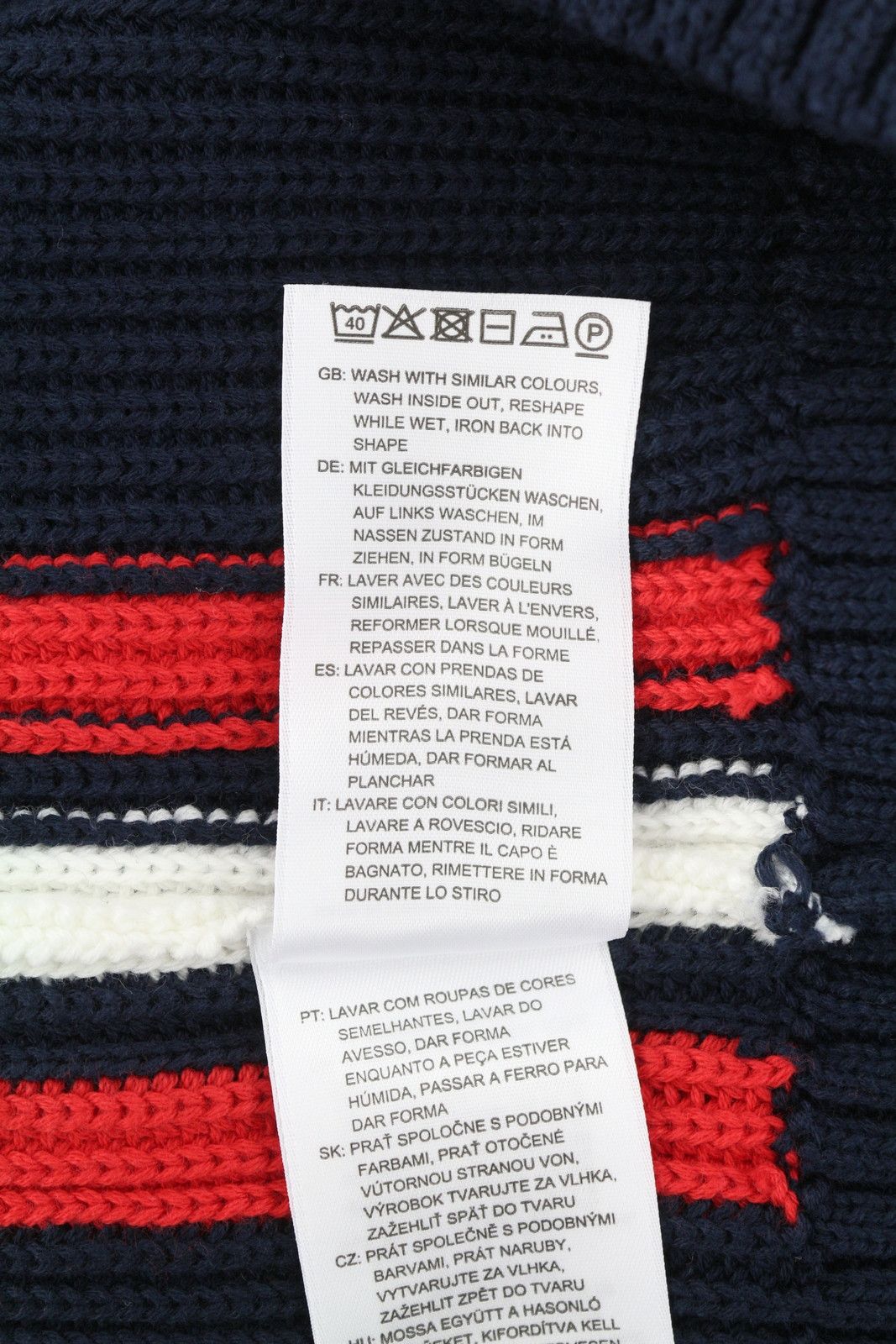 Gant RETRO SHIELD FULL ZIP L Evening Blue Cotton Jumper 87313 Size US L / EU 52-54 / 3 - 8 Thumbnail