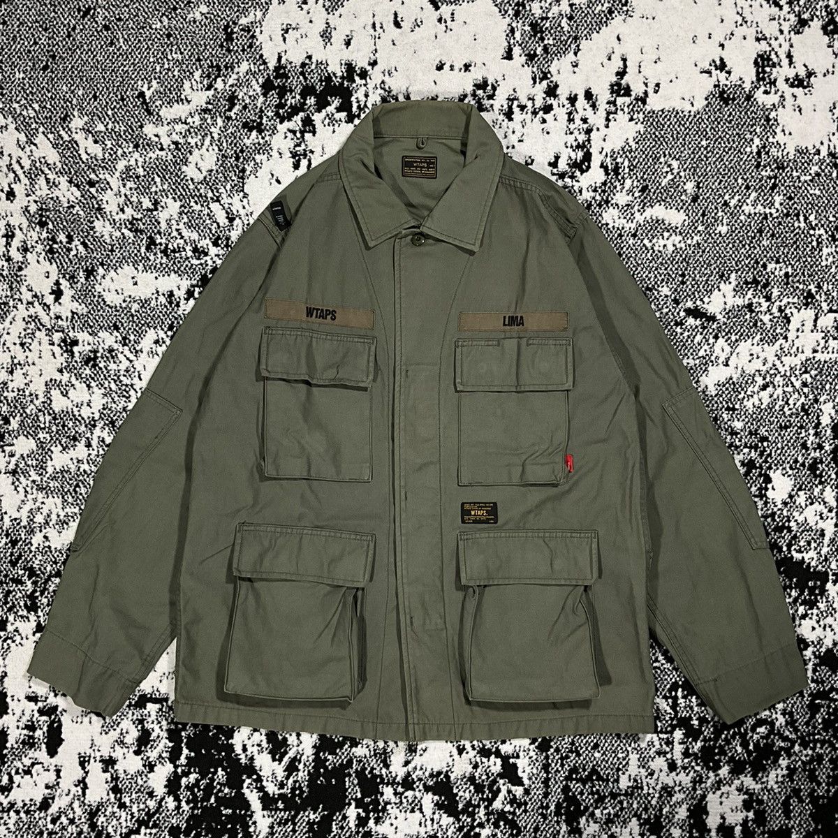 Wtaps WTAPS JUNGLE L/S SHIRT. NYCO. SATIN 15AW | Grailed