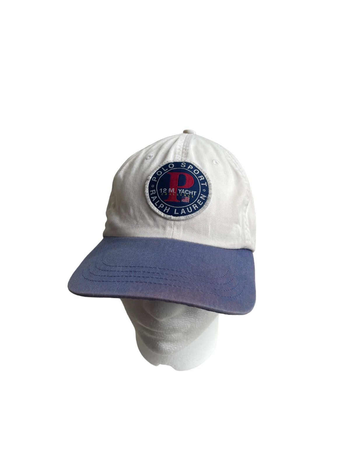 Polo Ralph Lauren × Vintage Vintage Polo Sport Ralph Lauren 12M YACHT CHALLENGE Cap Size ONE SIZE - 5 Thumbnail
