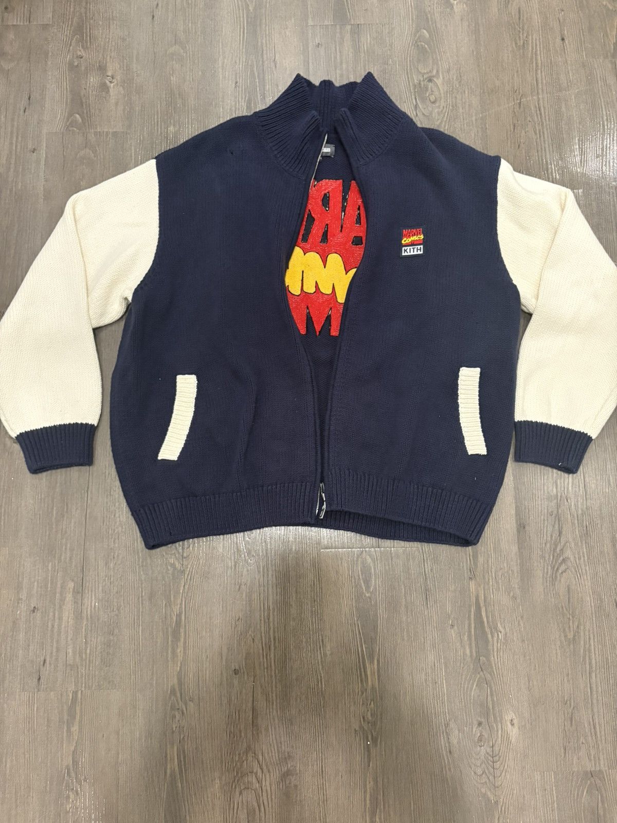 Kith × Marvel Comics Kith x Marvel Comics Full Zip Sweater - Nocturnal Size US XXL / EU 58 / 5 - 5 Thumbnail