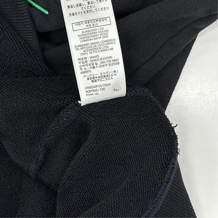 Burberry Burberry Burberry Black Logo Hooded Sweatshirt for Men-250 Size US L / EU 52-54 / 3 - 3 Thumbnail
