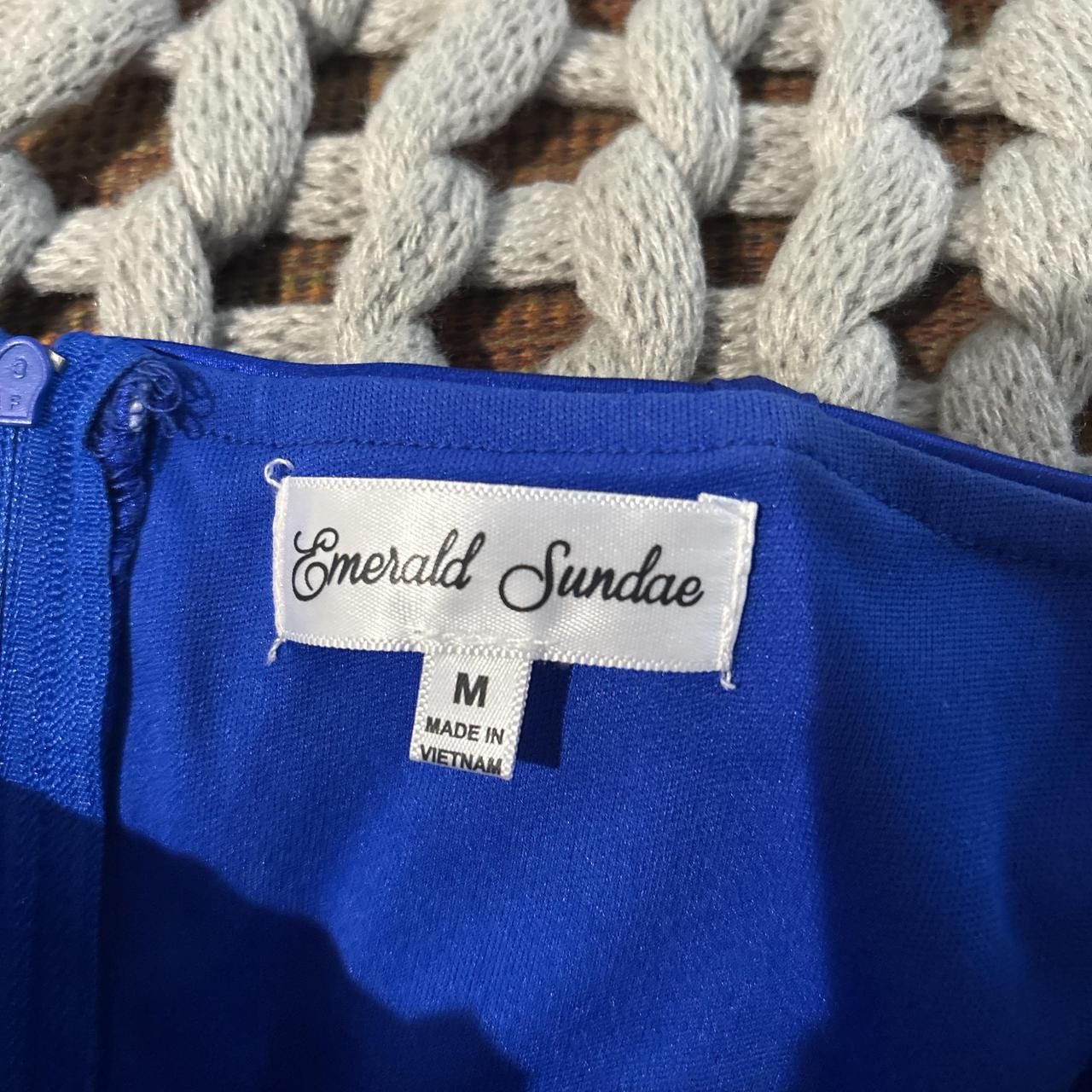 Other Emerald Sundae Women's Blue Mini Dress Size M / US 6-8 / IT 42-44 - 2 Thumbnail