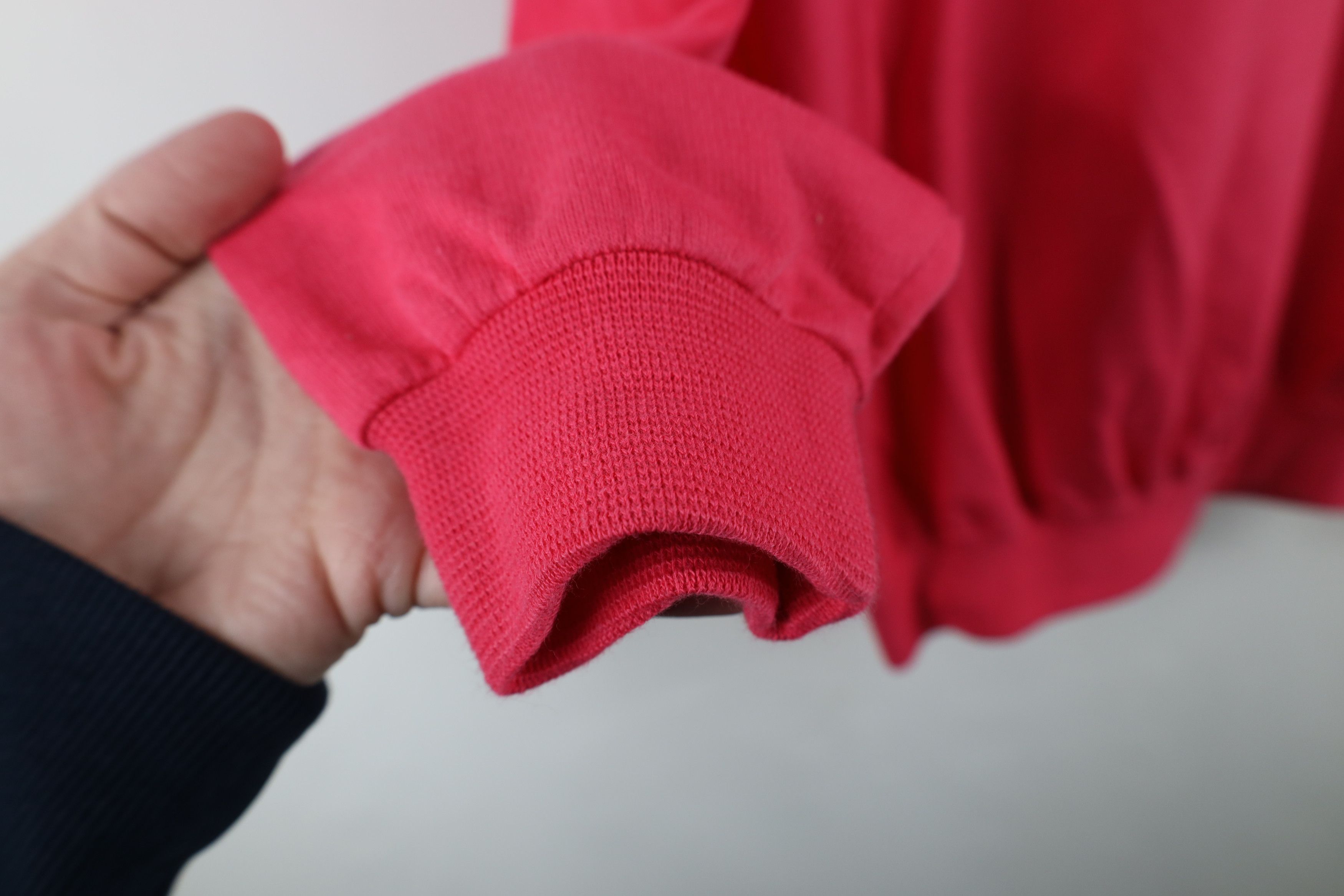 Asics × Vintage Deadstock Vintage 90s Asics Collared Pullover Polo Pink Size L / US 10 / IT 46 - 8 Thumbnail