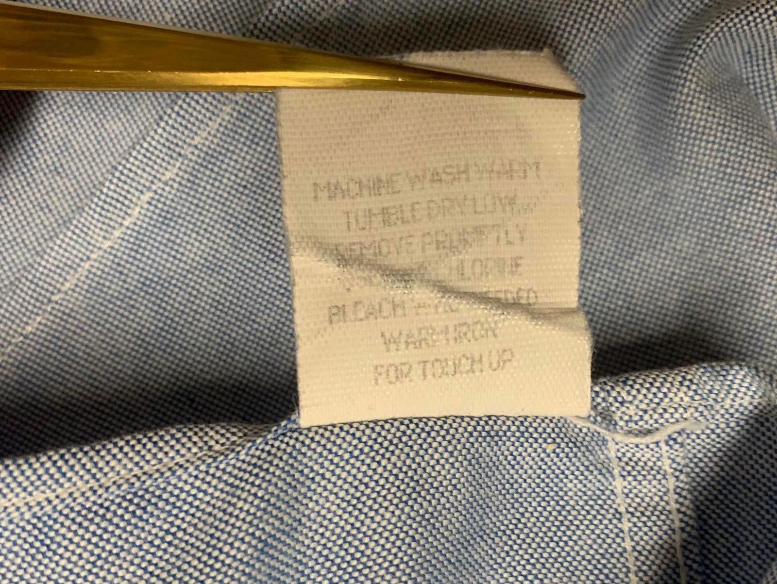 L.L. Bean L.L. Bean Light Blue Short Sleeve Button-Up Shirt L Size US L / EU 52-54 / 3 - 11 Thumbnail