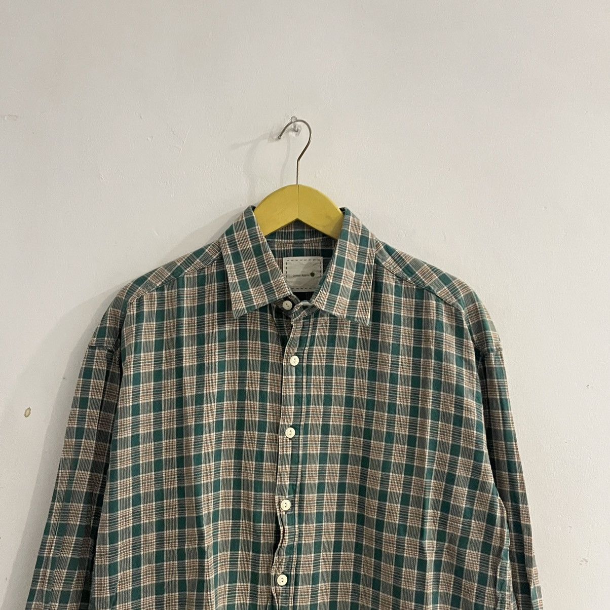 Japanese Brand Green Apple - Plaid Ls Button Up Size US L / EU 52-54 / 3 - 2 Thumbnail