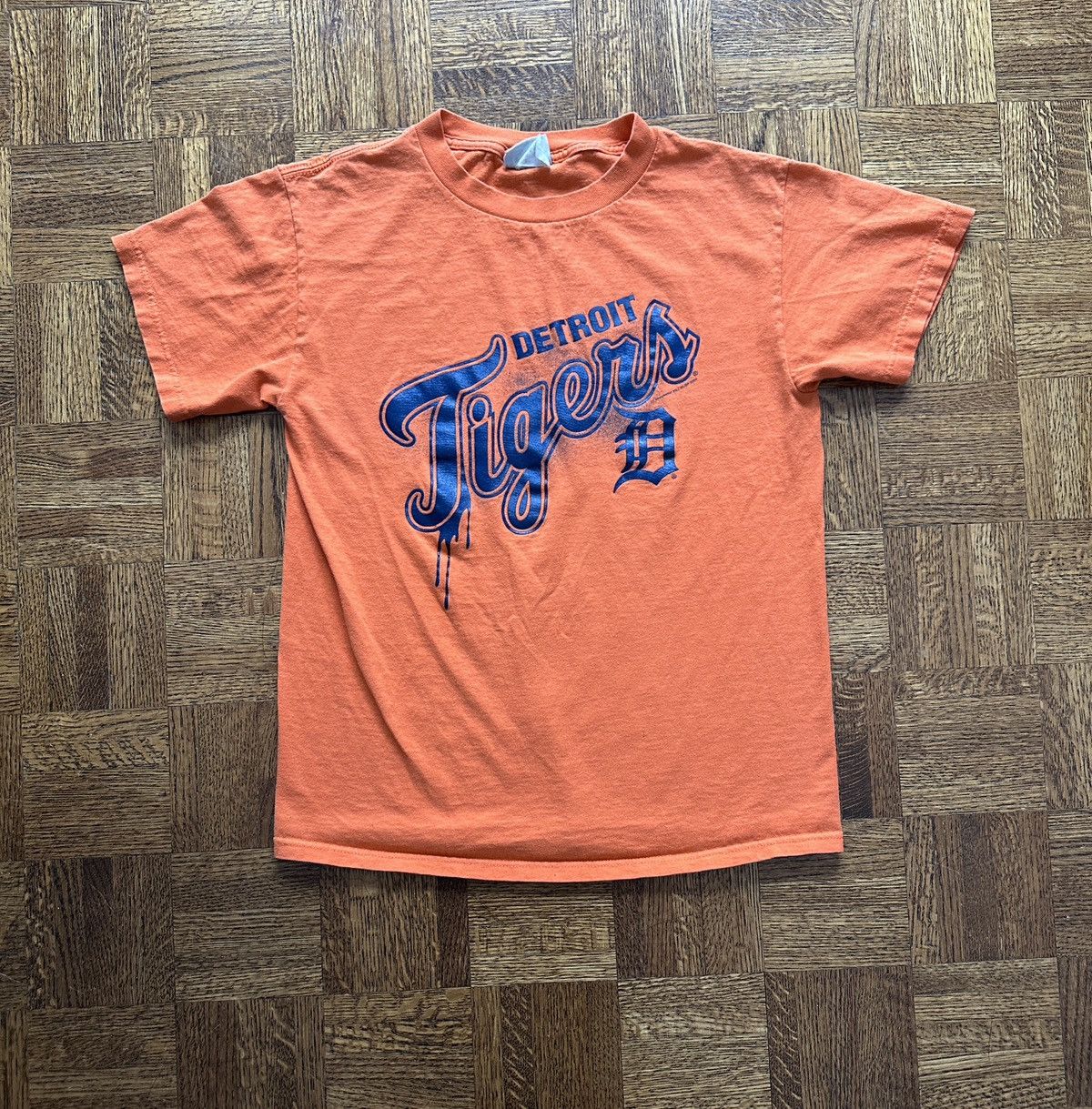 Vintage Vintage Y2K Detroit Tigers Graphic Tee Youth Large Size US S / EU 44-46 / 1 - 1 Thumbnail