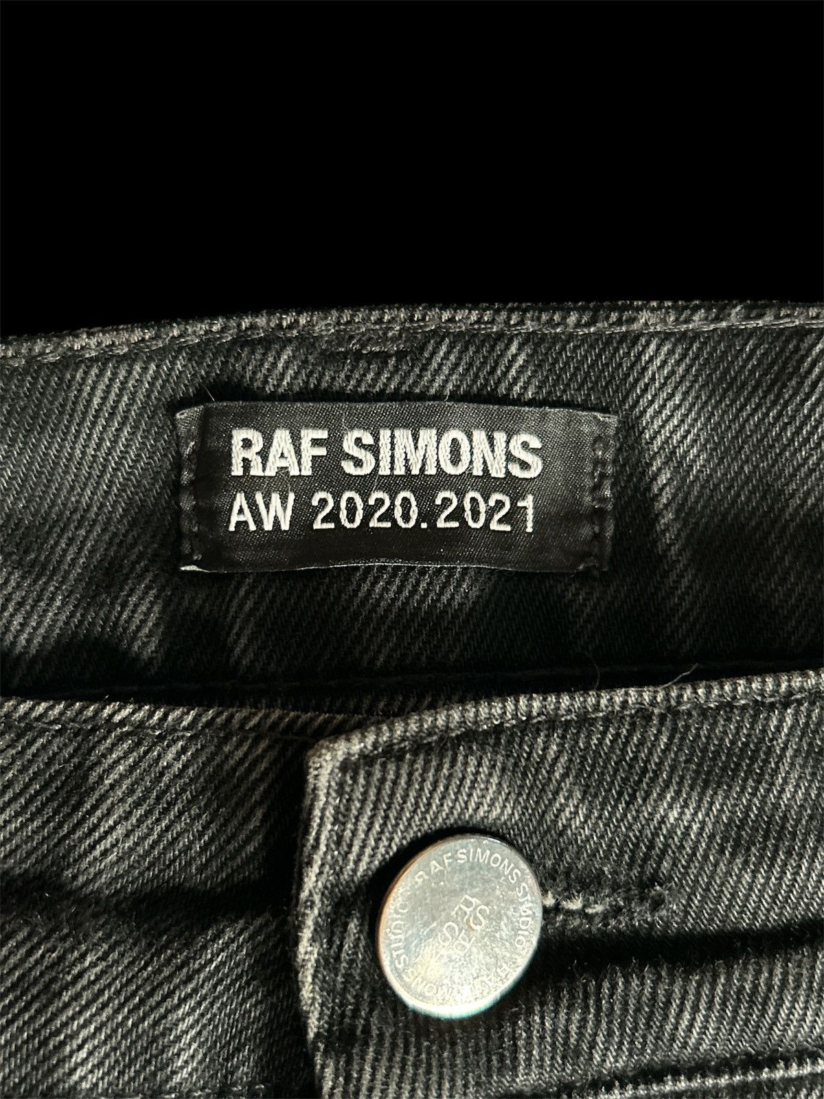 Raf by Raf Simons Cropped Denim Pants with Zipped Pocket Size US 32 / EU 48 - 5 Thumbnail