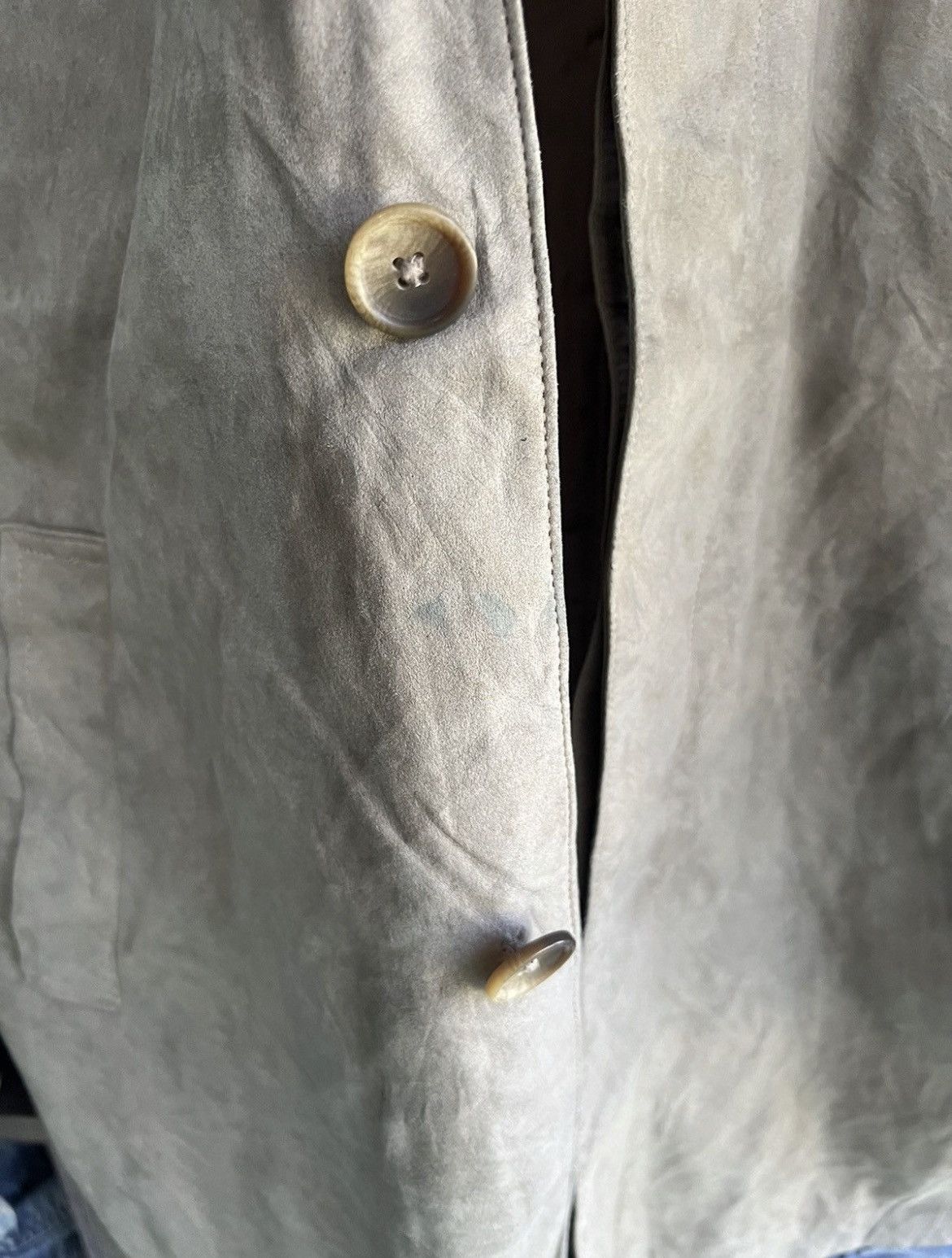 Yohji Yamamoto 🔥Vintage Ined Homme Yohji Yamamoto Suede Jacket Size US S / EU 44-46 / 1 - 12 Thumbnail