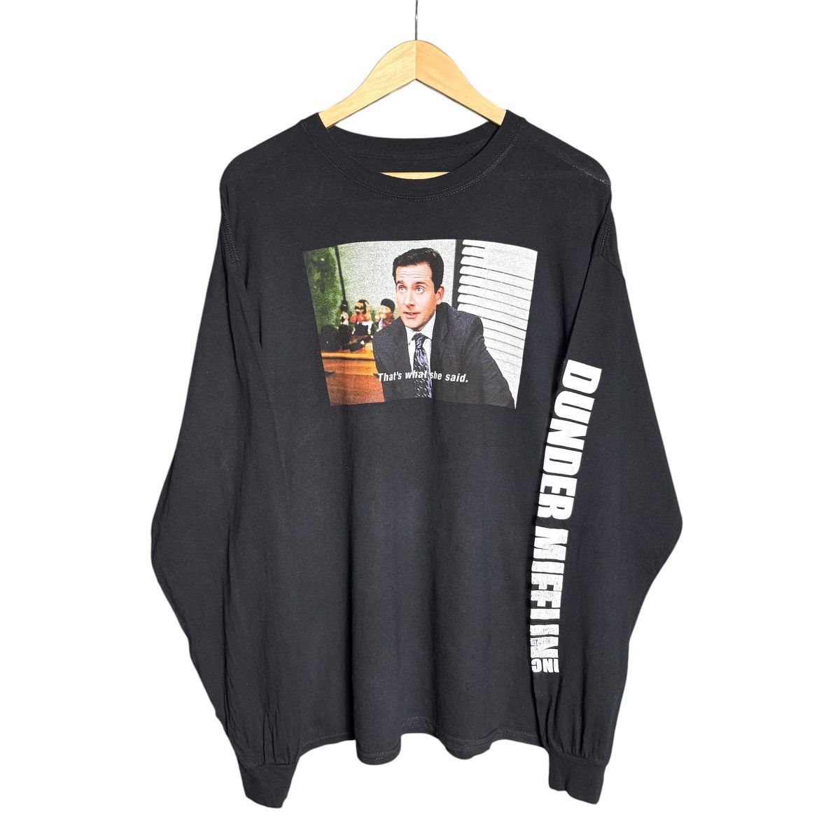 Vintage Vintage Y2K The Office Series Movie Long Sleeve T-Shirt Size US XL / EU 56 / 4 - 1 Thumbnail