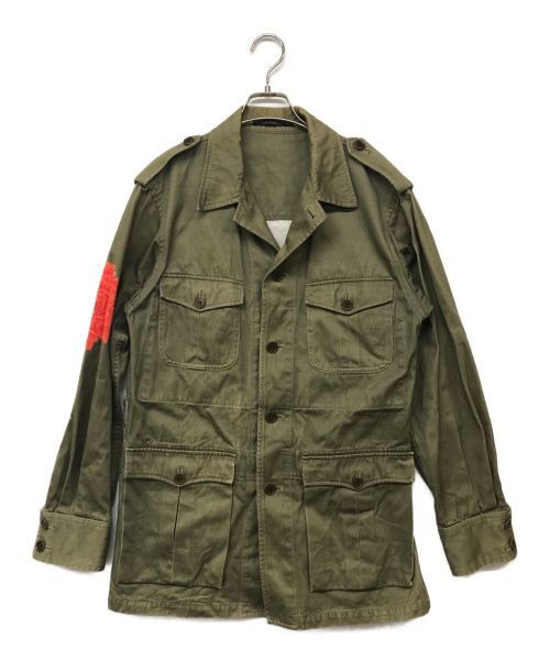 Image of Yohji Yamamoto Military Jacket in Olive, Men's (Size XL)